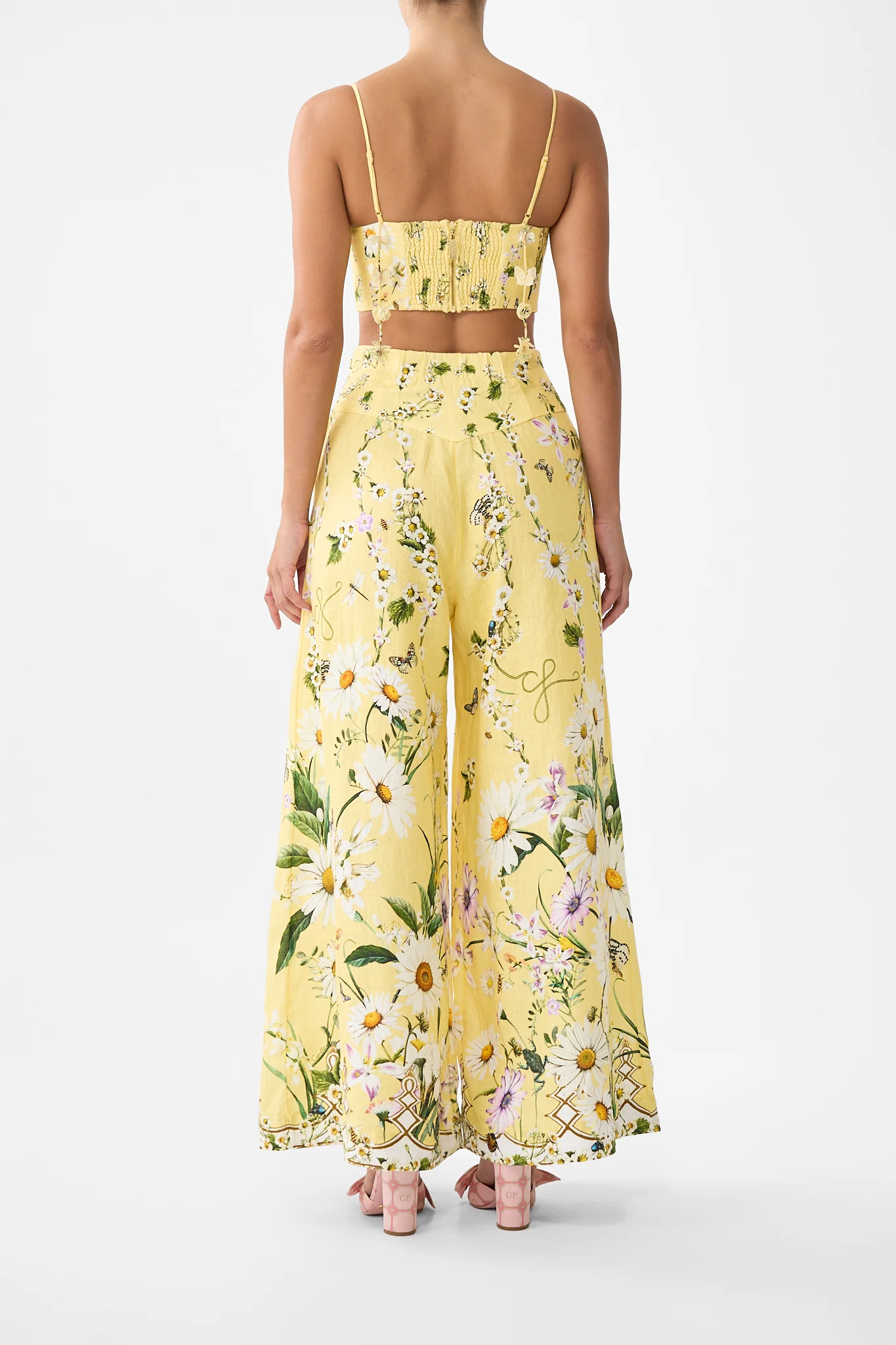 CORSET CROP TOP DAISY CHAINS - Image 2