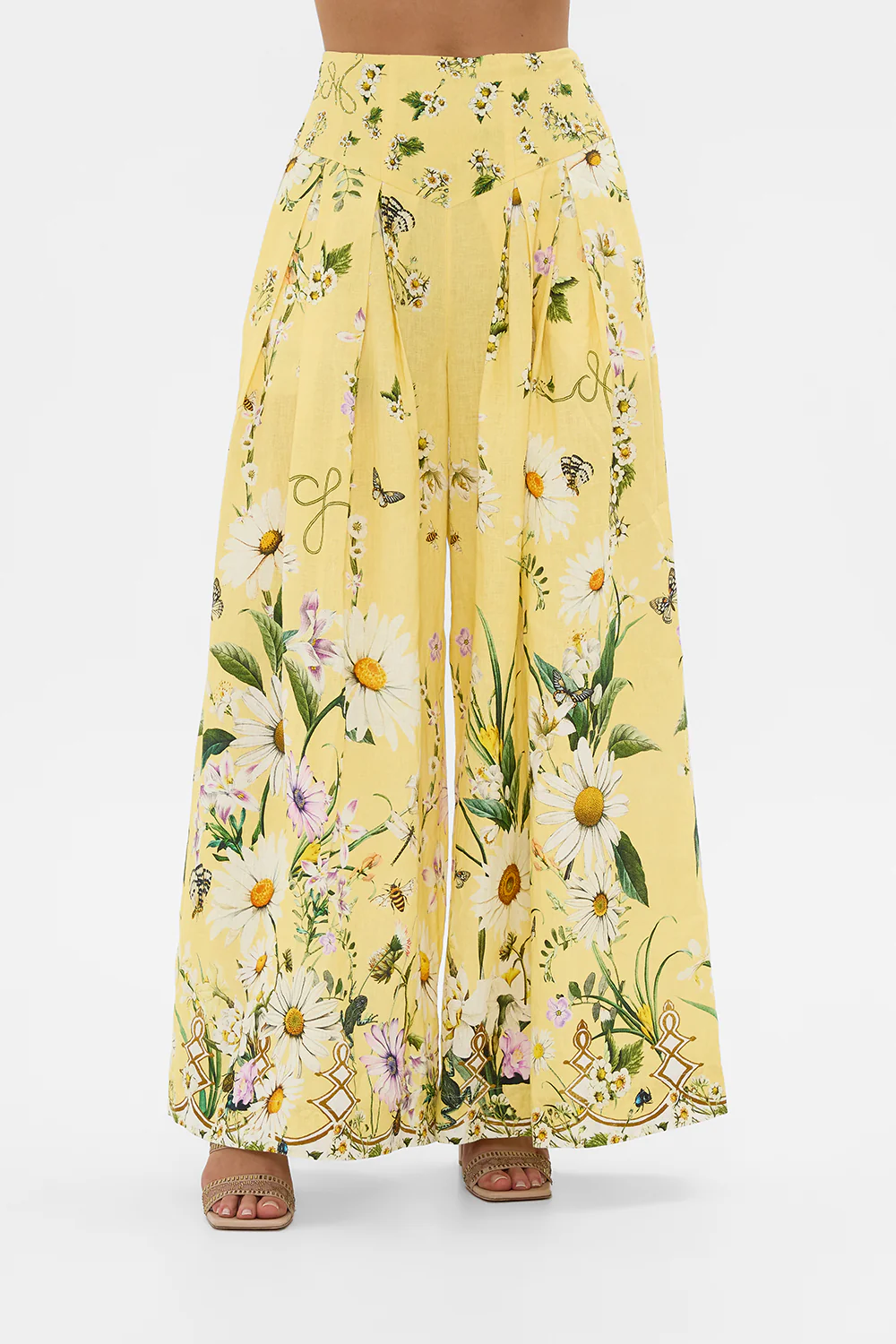 CORSET WAIST WIDE LEG PANT DAISY CHAINS - Image 5