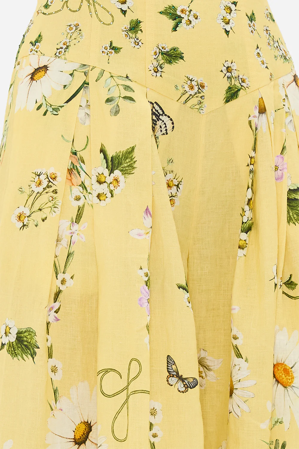 CORSET WAIST WIDE LEG PANT DAISY CHAINS - Image 6