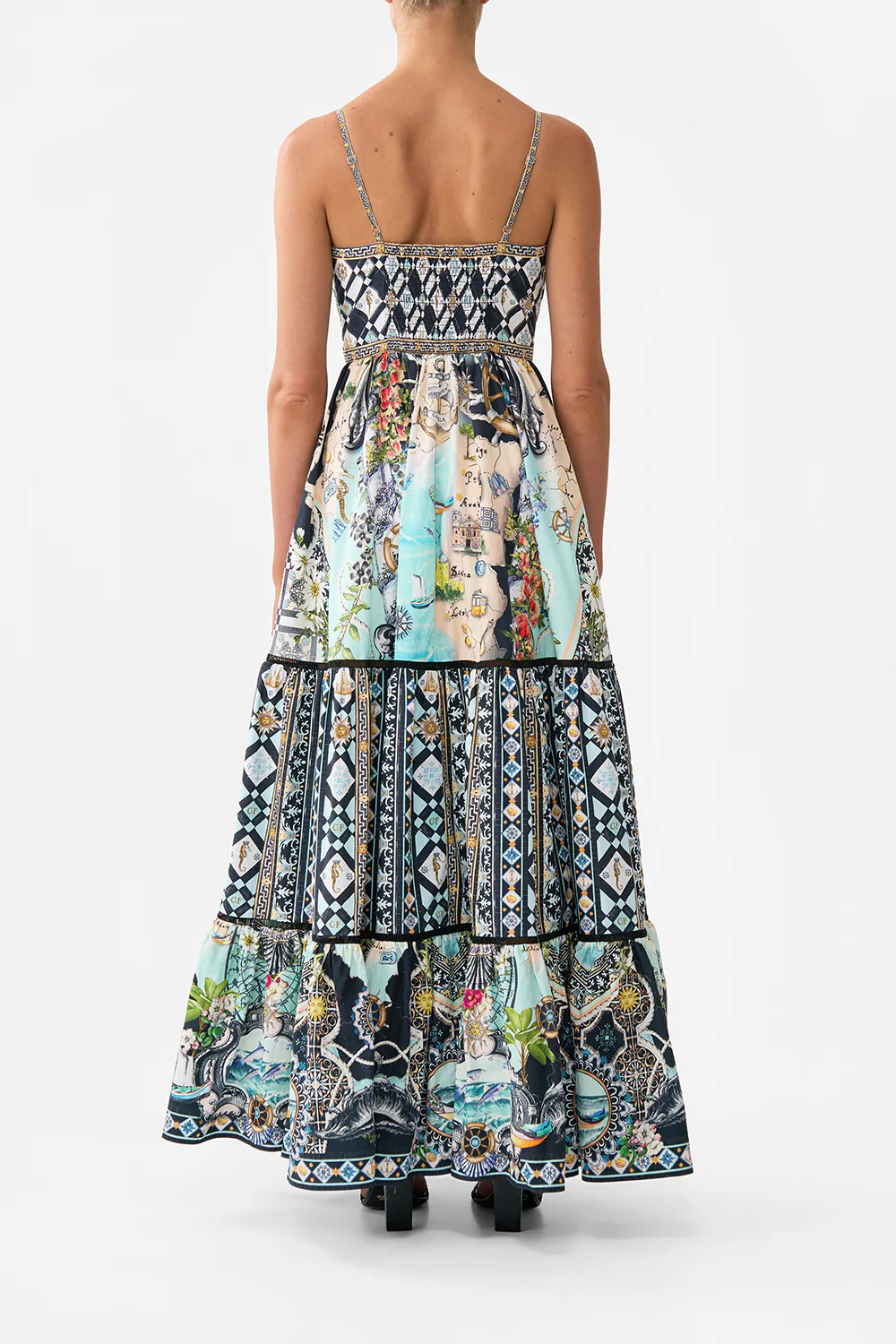 TIERED BODICE DRESS FOLK AFLOAT - Image 2