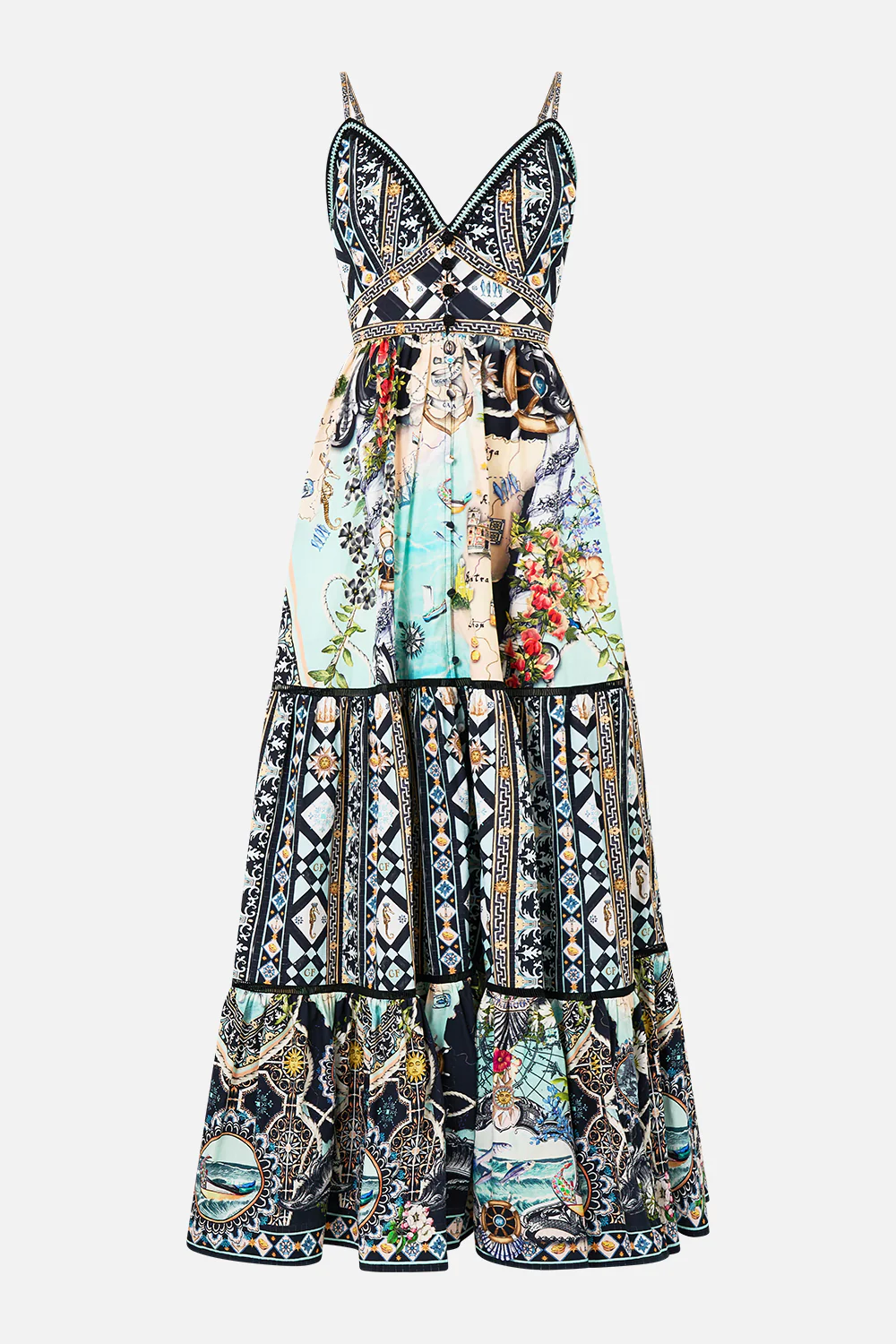 TIERED BODICE DRESS FOLK AFLOAT - Image 3