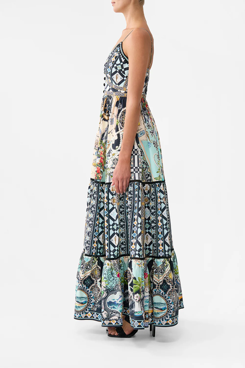 TIERED BODICE DRESS FOLK AFLOAT - Image 4
