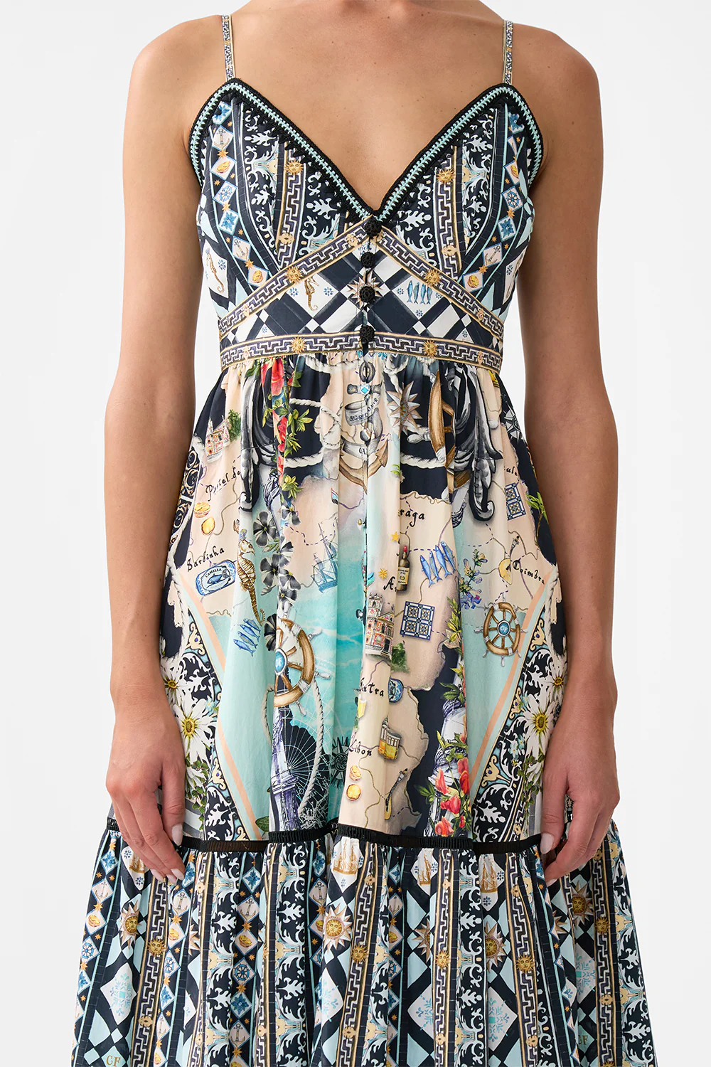 TIERED BODICE DRESS FOLK AFLOAT - Image 5