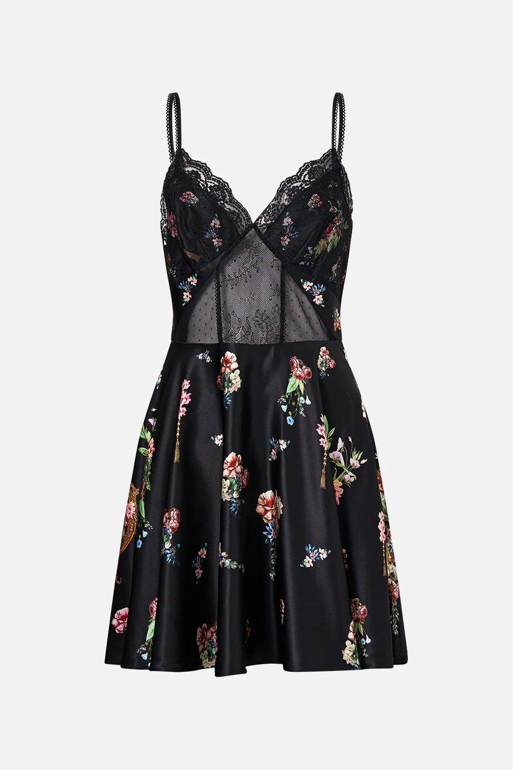 SPLICED LACE MINI DRESS NOBLE ENDEAVOURS - Image 3