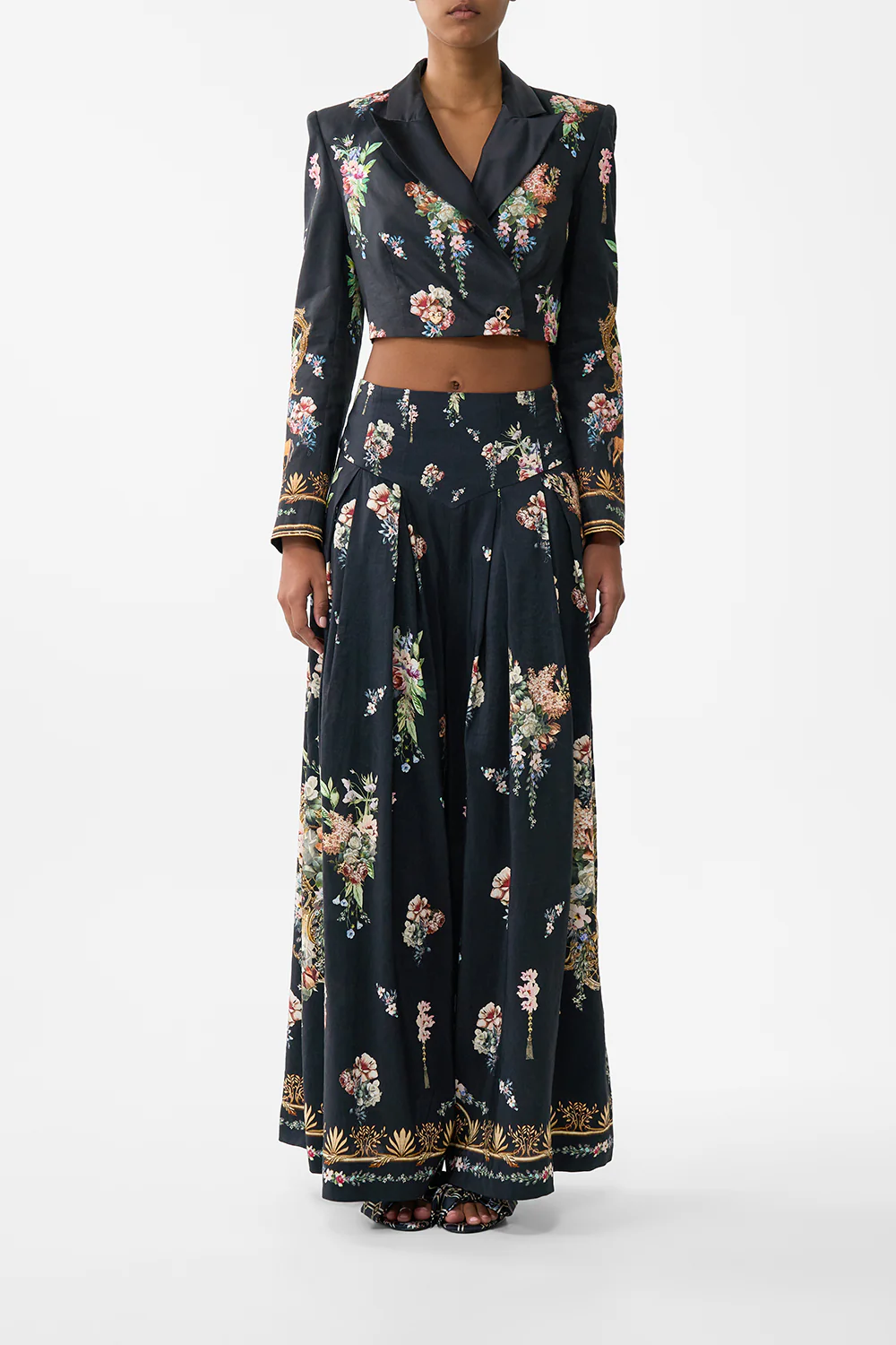 CORSET WAIST WIDE LEG PANT NOBLE ENDEAVOURS