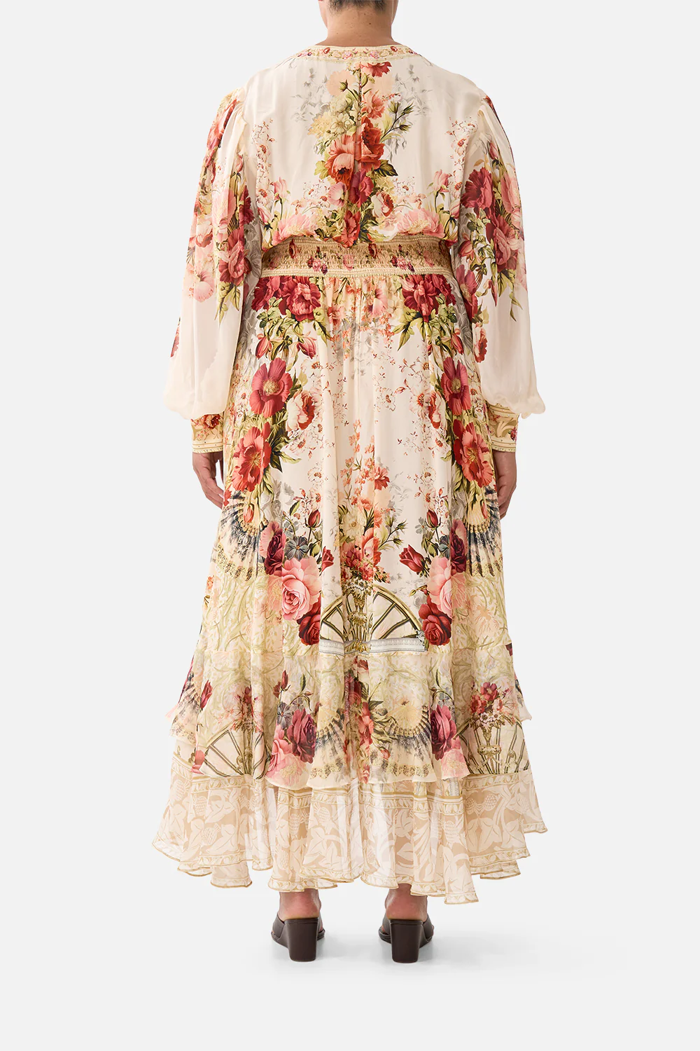 LONG BUTTON FRONT DRESS MEET ME AT THE MAJESTIC - Image 10