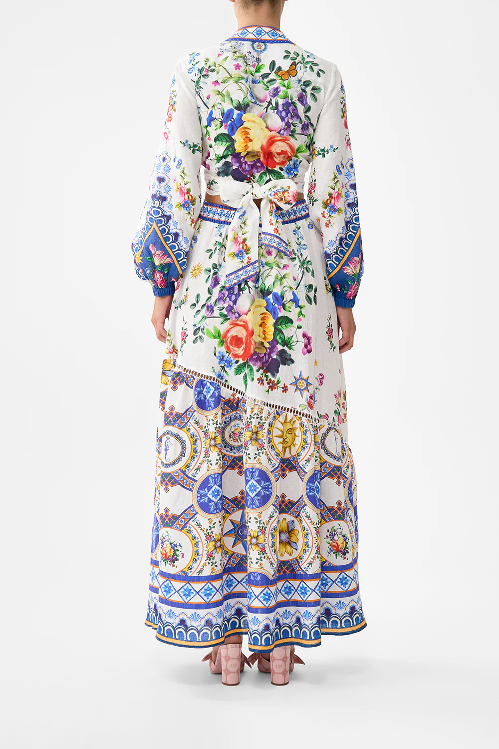 SKIRT WITH SHAPED SEAM TILES DARLS - Image 2