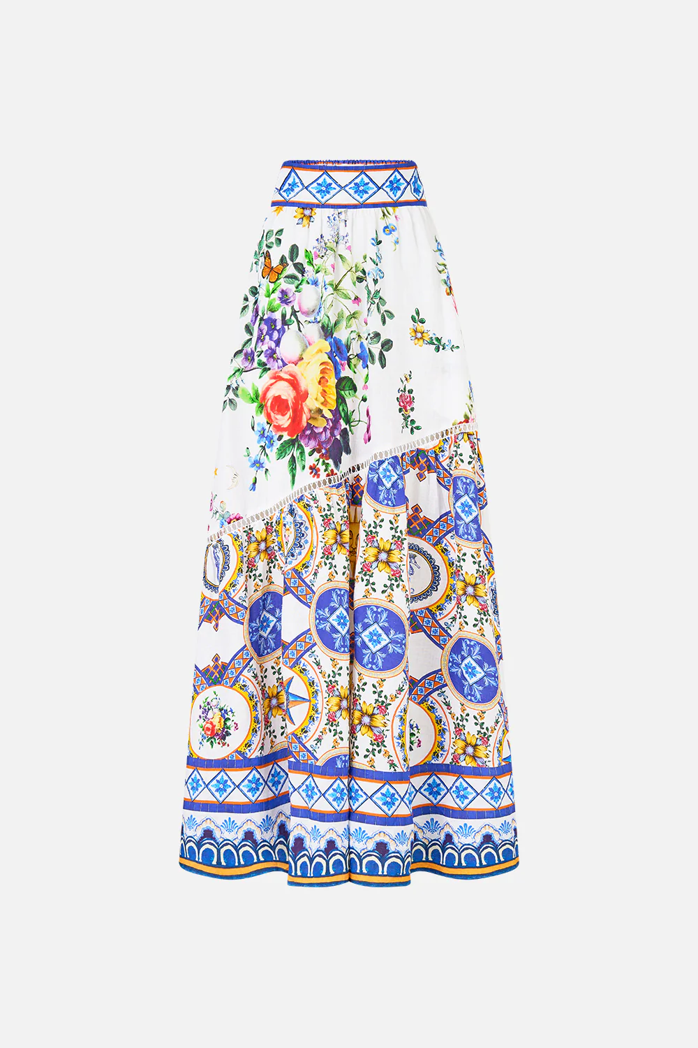 SKIRT WITH SHAPED SEAM TILES DARLS - Image 3