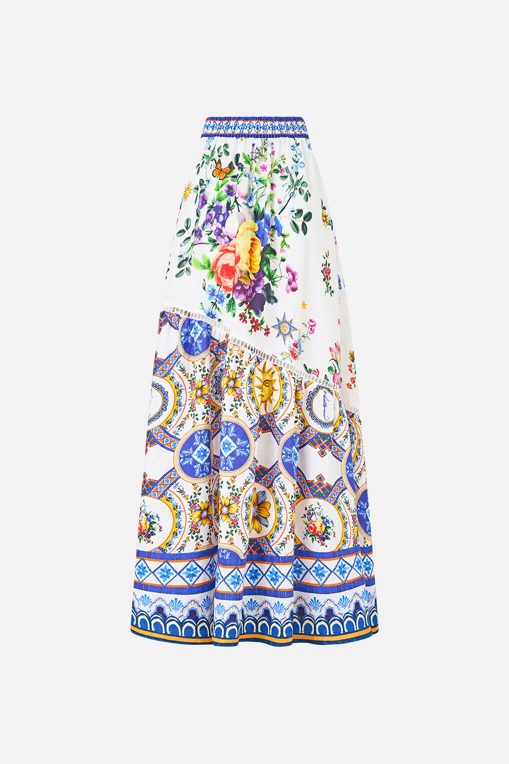 SKIRT WITH SHAPED SEAM TILES DARLS - Image 8