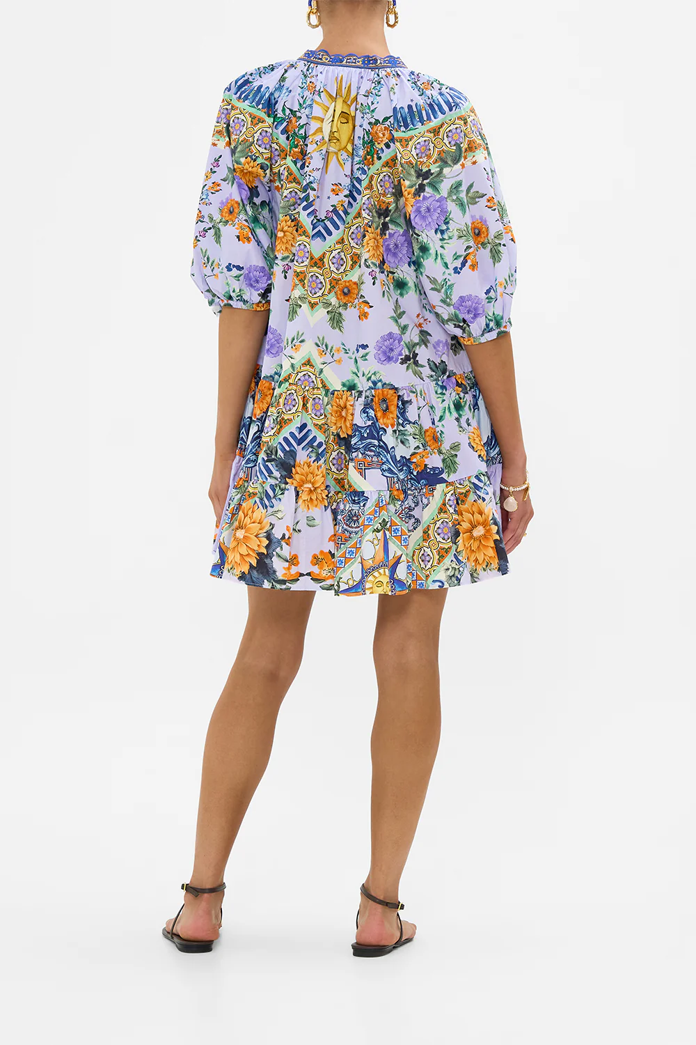 PUFF SLEEVE SHIRT DRESS LUSCIOUS IN LISBON - Image 2