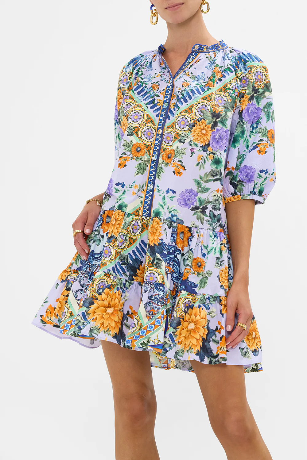 PUFF SLEEVE SHIRT DRESS LUSCIOUS IN LISBON - Image 5