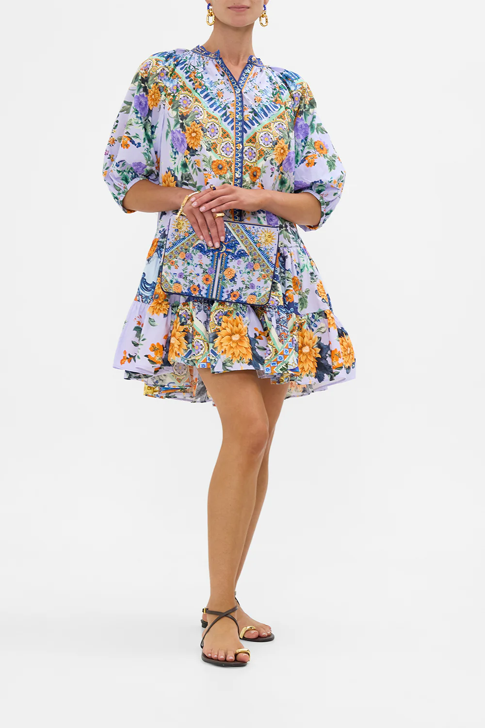 PUFF SLEEVE SHIRT DRESS LUSCIOUS IN LISBON - Image 6