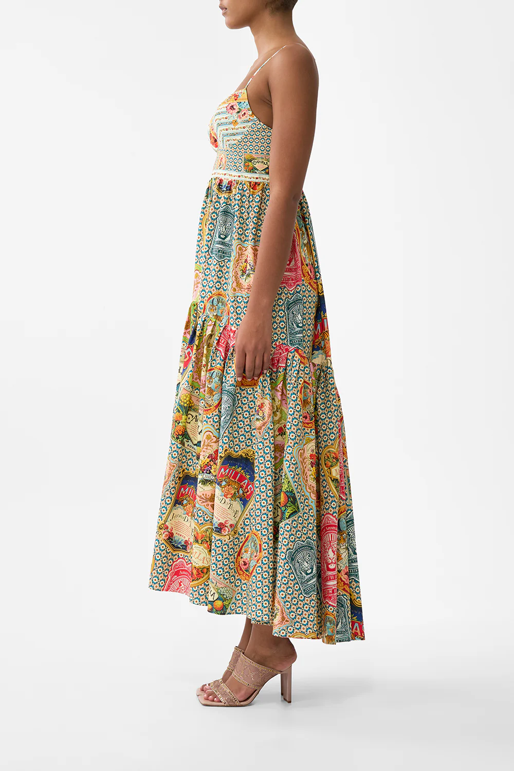 STRAPPY DRESS WITH FULL SKIRT SOAP OPERA - Image 4