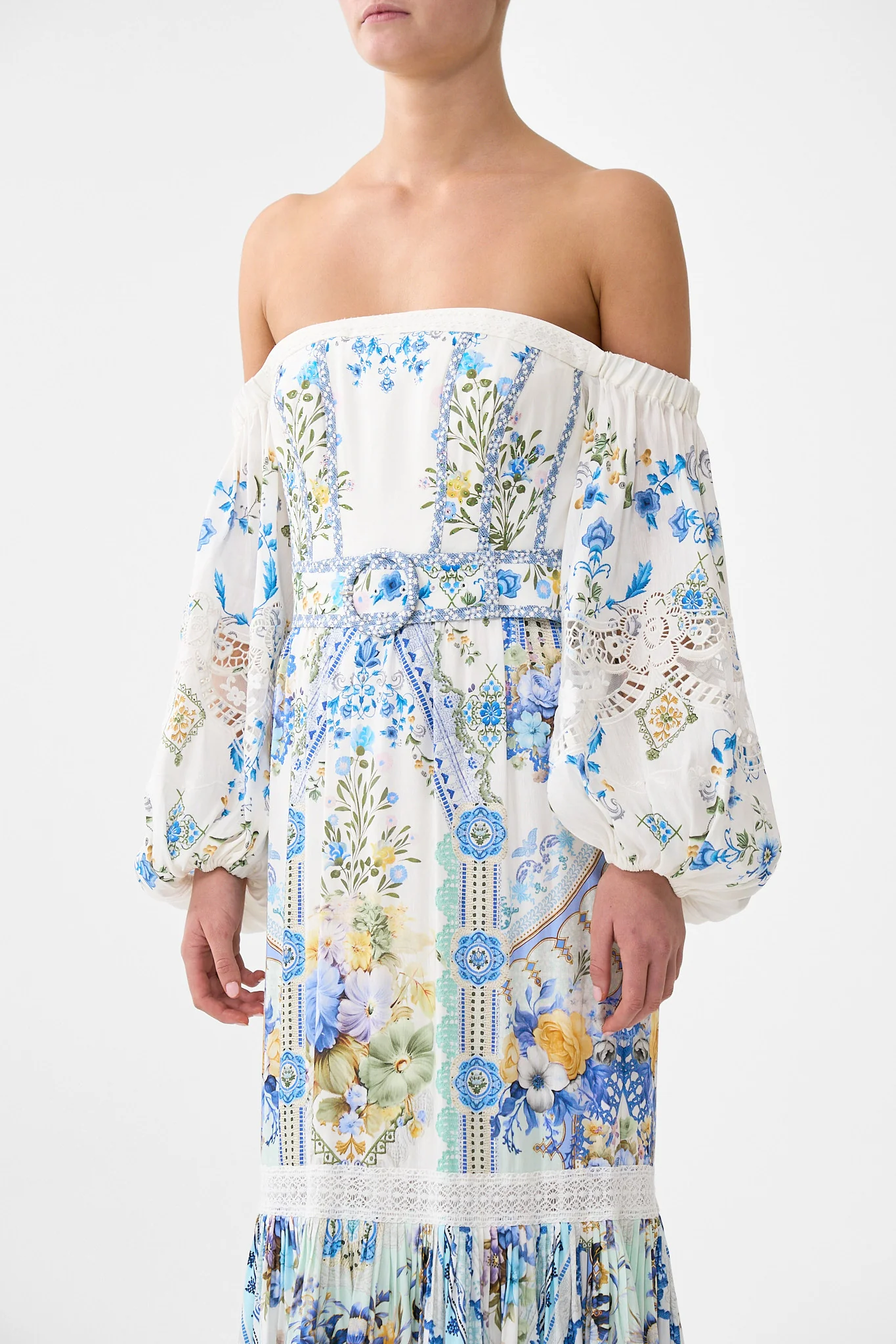 PUFF SLEEVE CORSET DRESS MY HOMESPUN HEART - Image 5