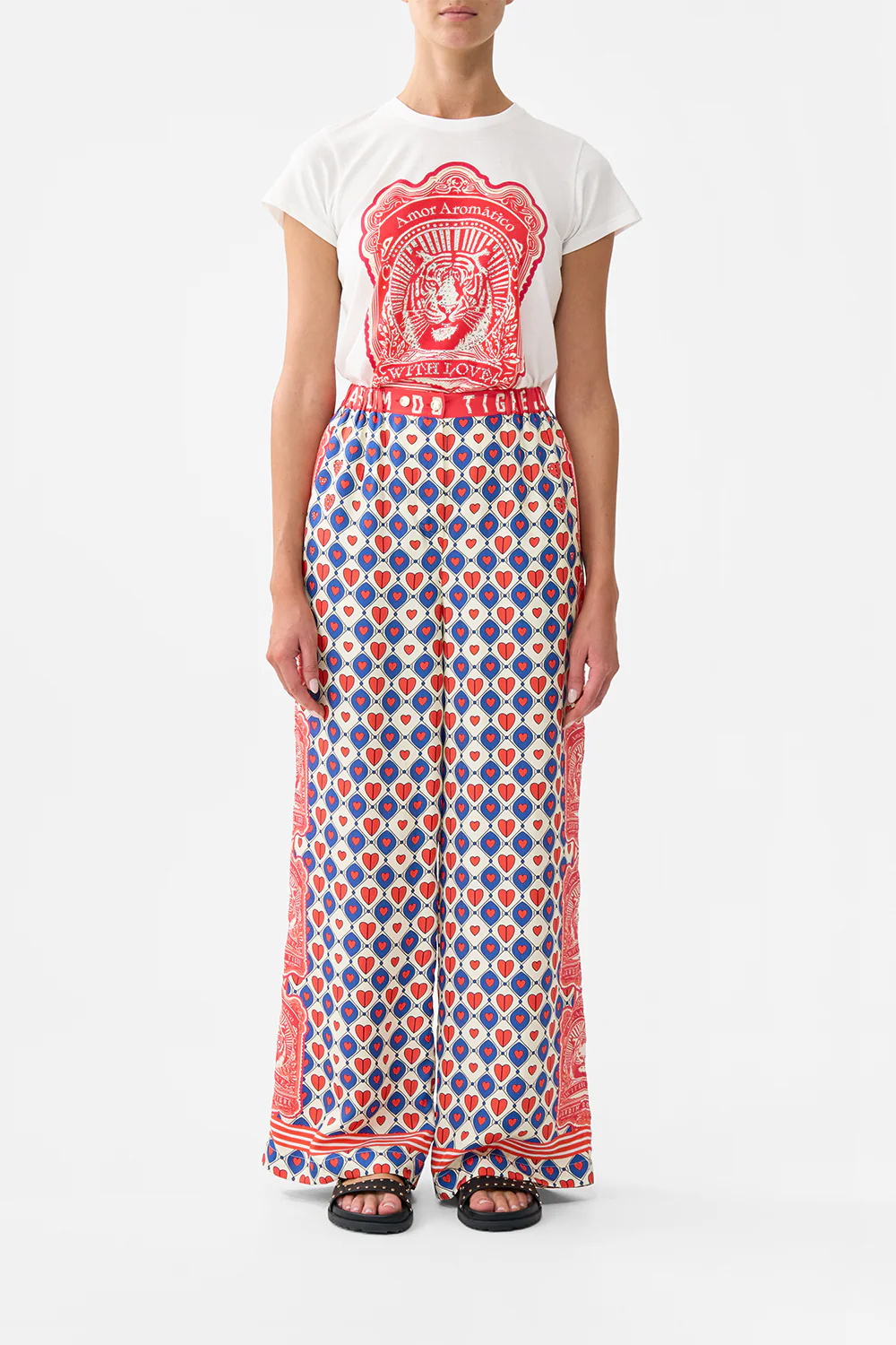 BUTTON FRONT LOUNGE PANT RINSE & ROAR