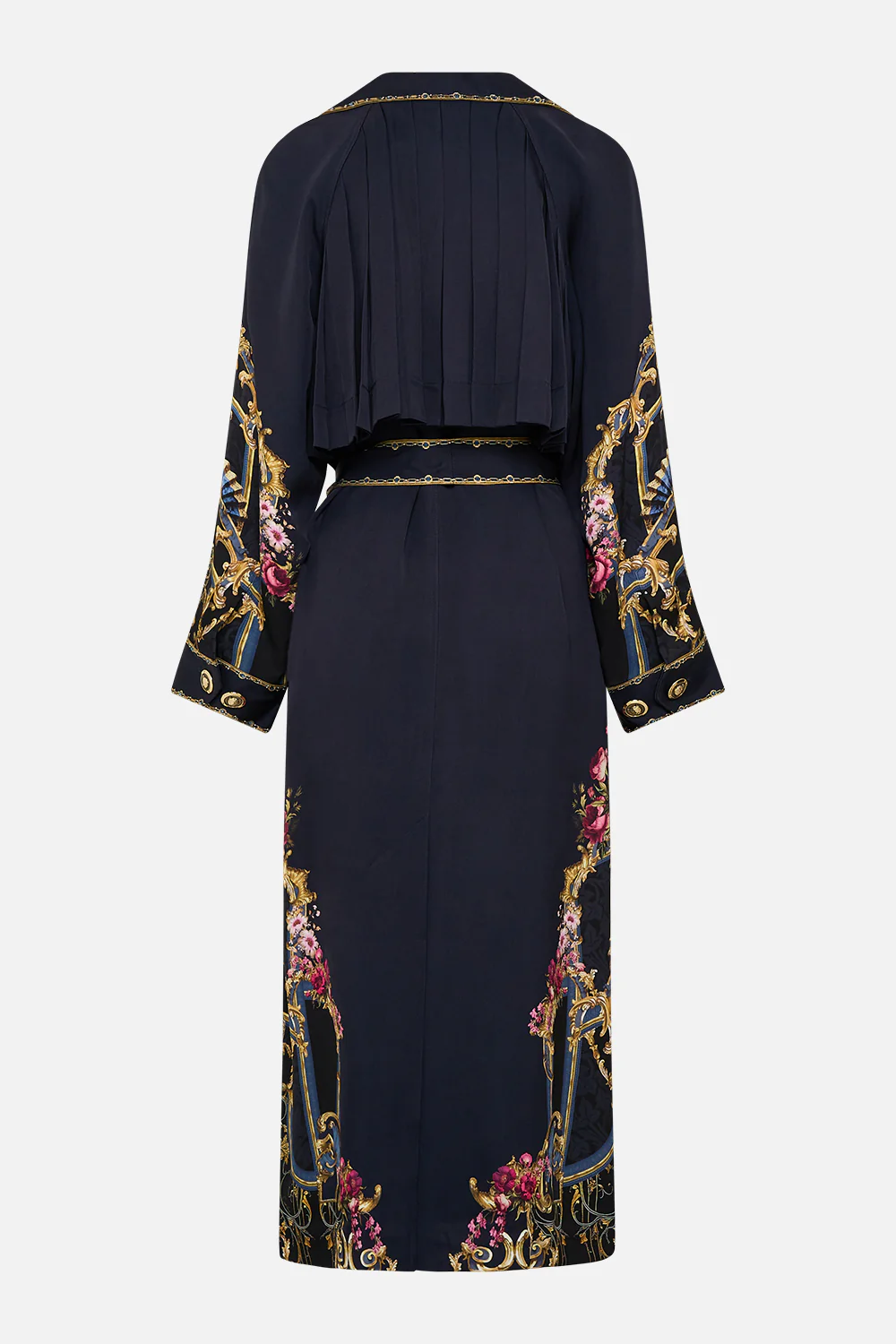 PLEATED BACK TRENCH ORNATE ON A PLATE - Image 7