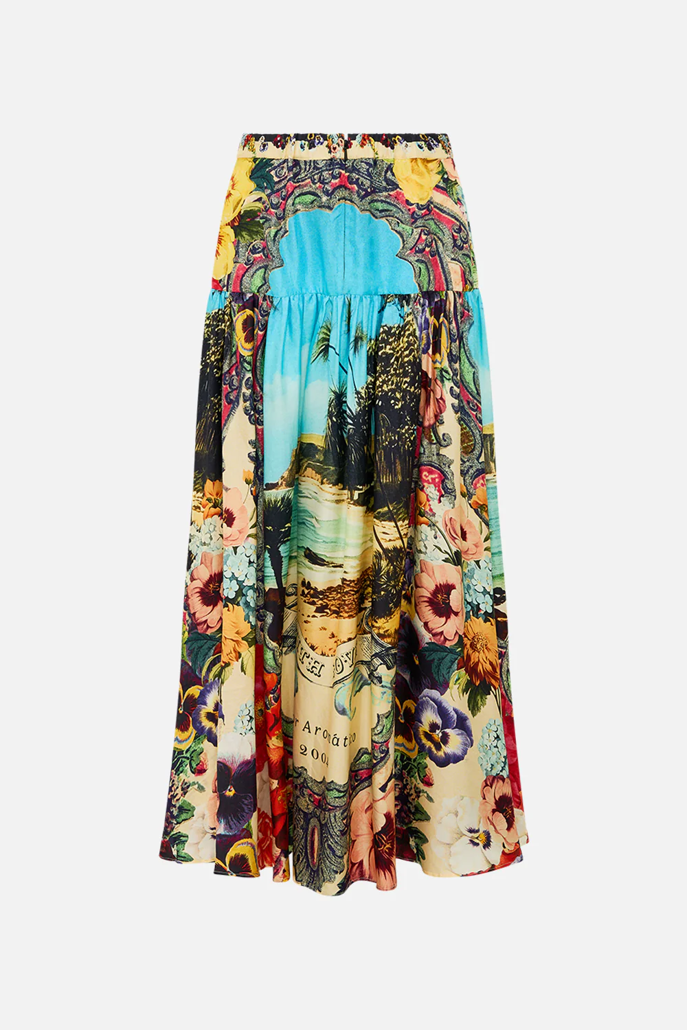 FITTED WAIST GATHERED SKIRT BATHING BOMBSHELL - Image 7