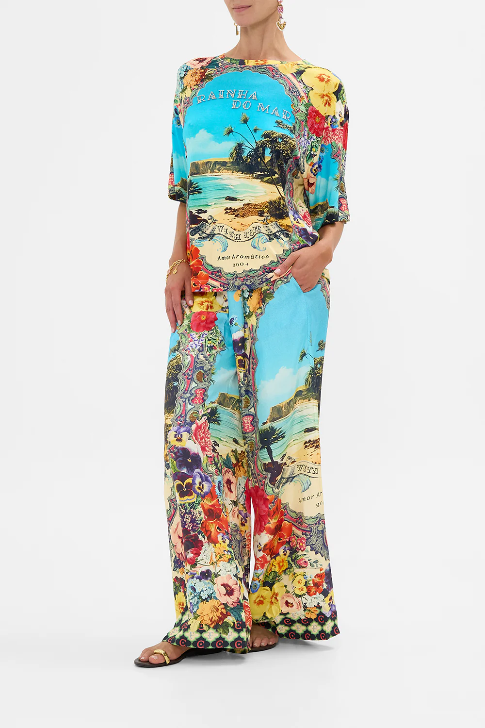 STRAIGHT LEG PANT BATHING BOMBSHELL - Image 4