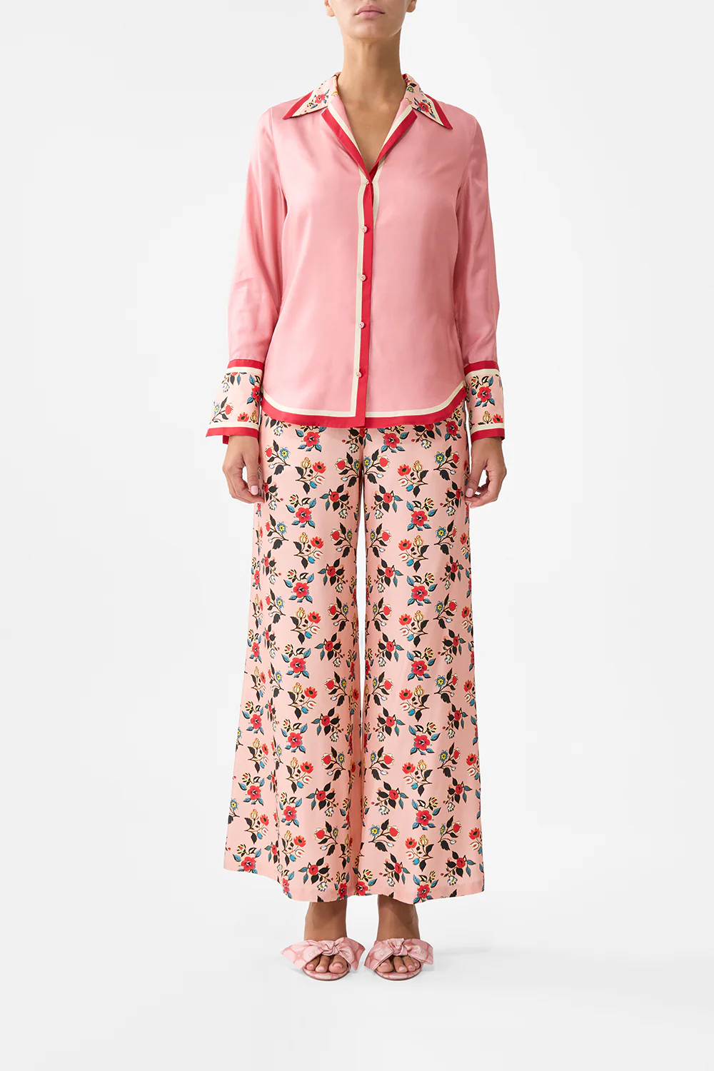 PYJAMA SHIRT PINK PORTO