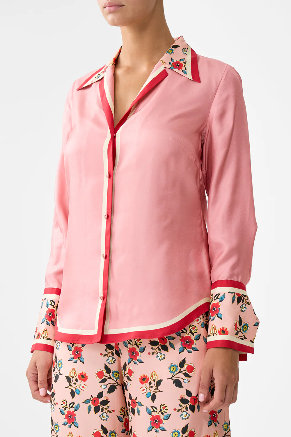 PYJAMA SHIRT PINK PORTO - Image 5