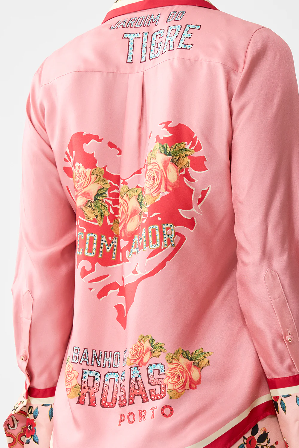 PYJAMA SHIRT PINK PORTO - Image 7