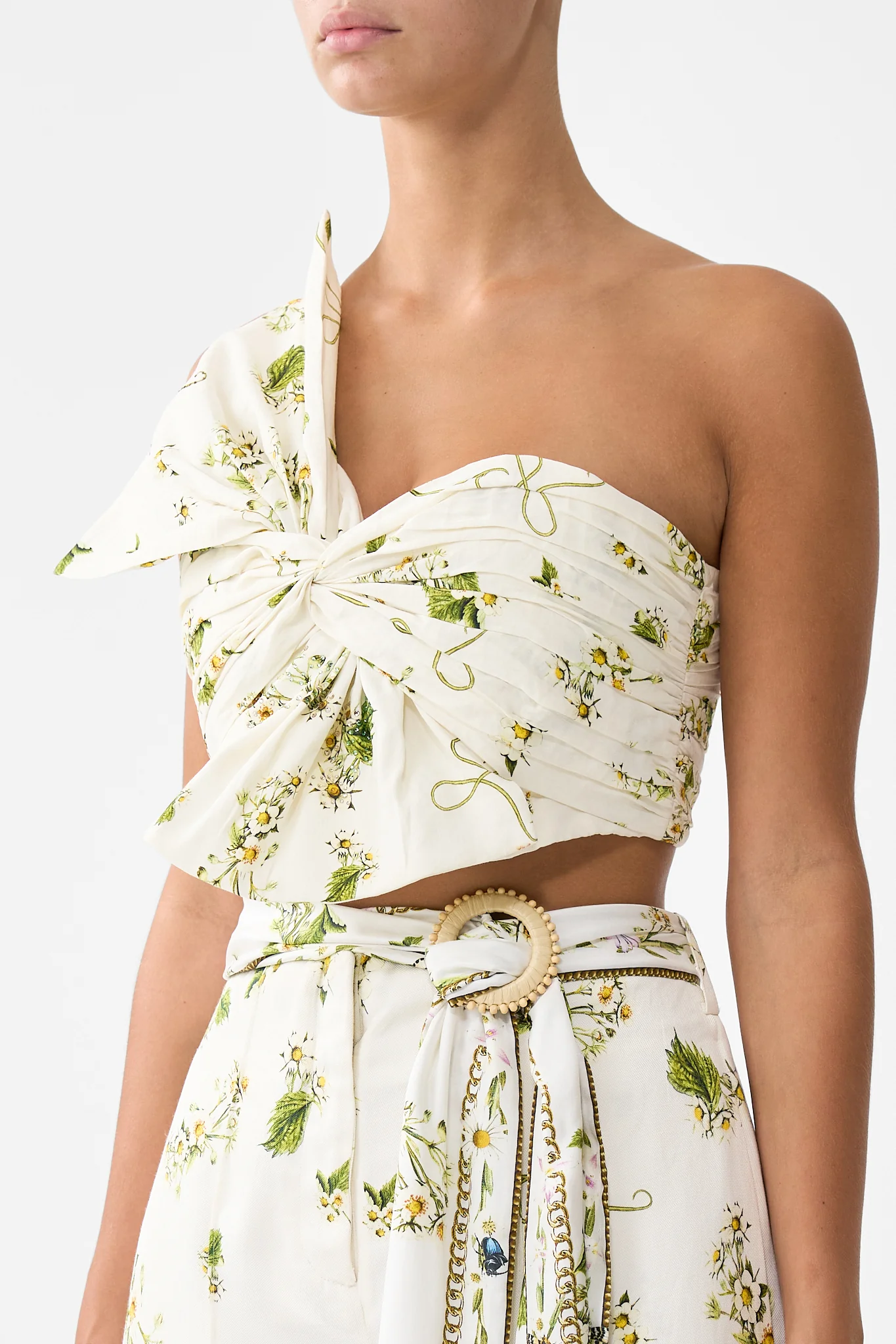 ASYMMETRIC BOW TOP BOTANICAL UTOPIA - Image 5