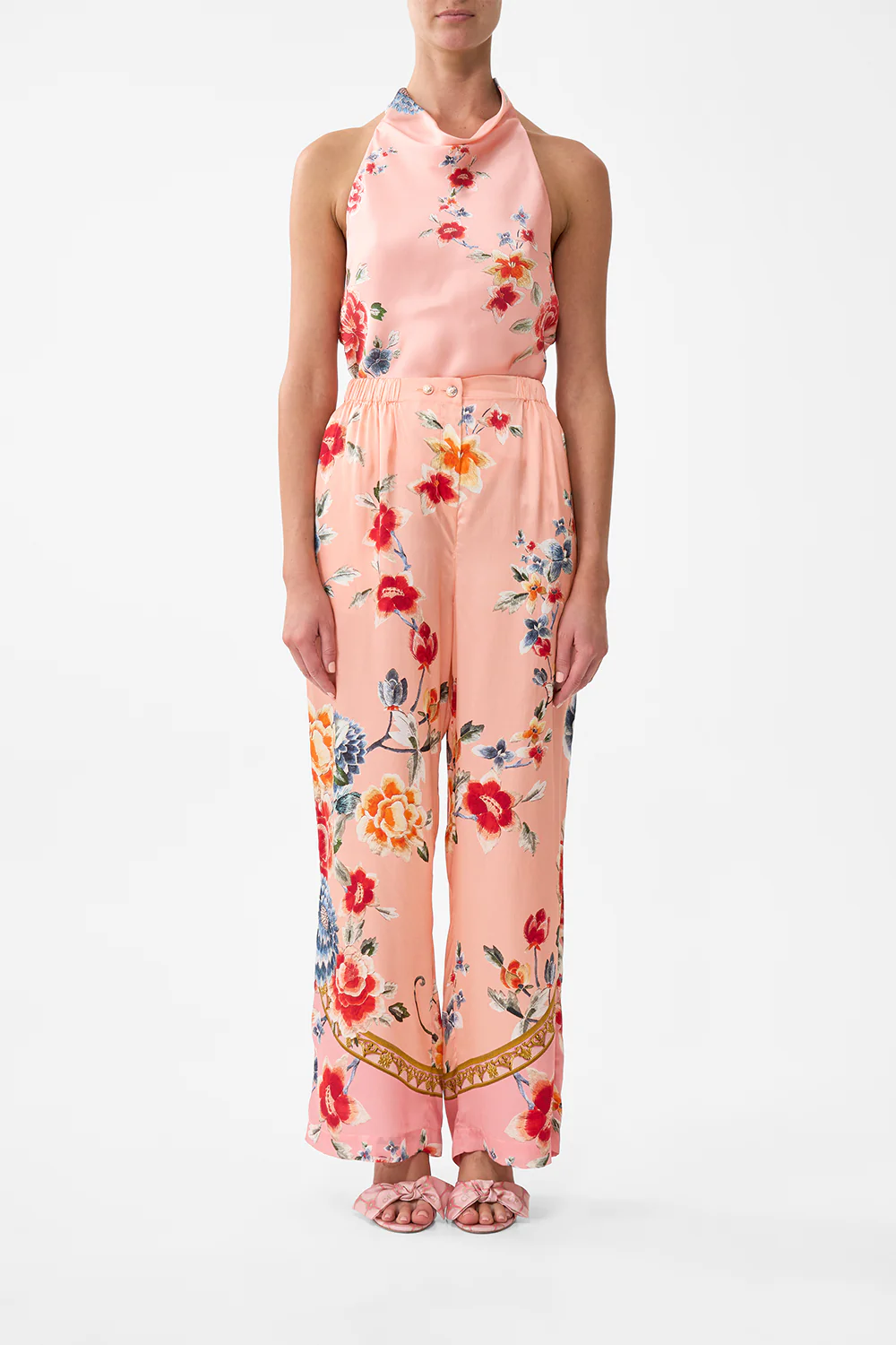 BUTTON FRONT LOUNGE PANT MAJESTIC MILLA
