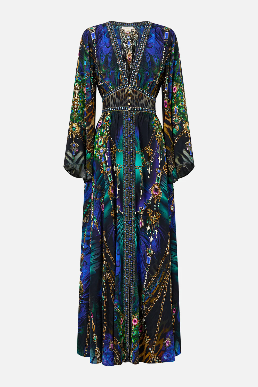KIMONO SLEEVE DRESS WITH SHIRRING DETAIL DOMINICAN DECADENCE - Image 3