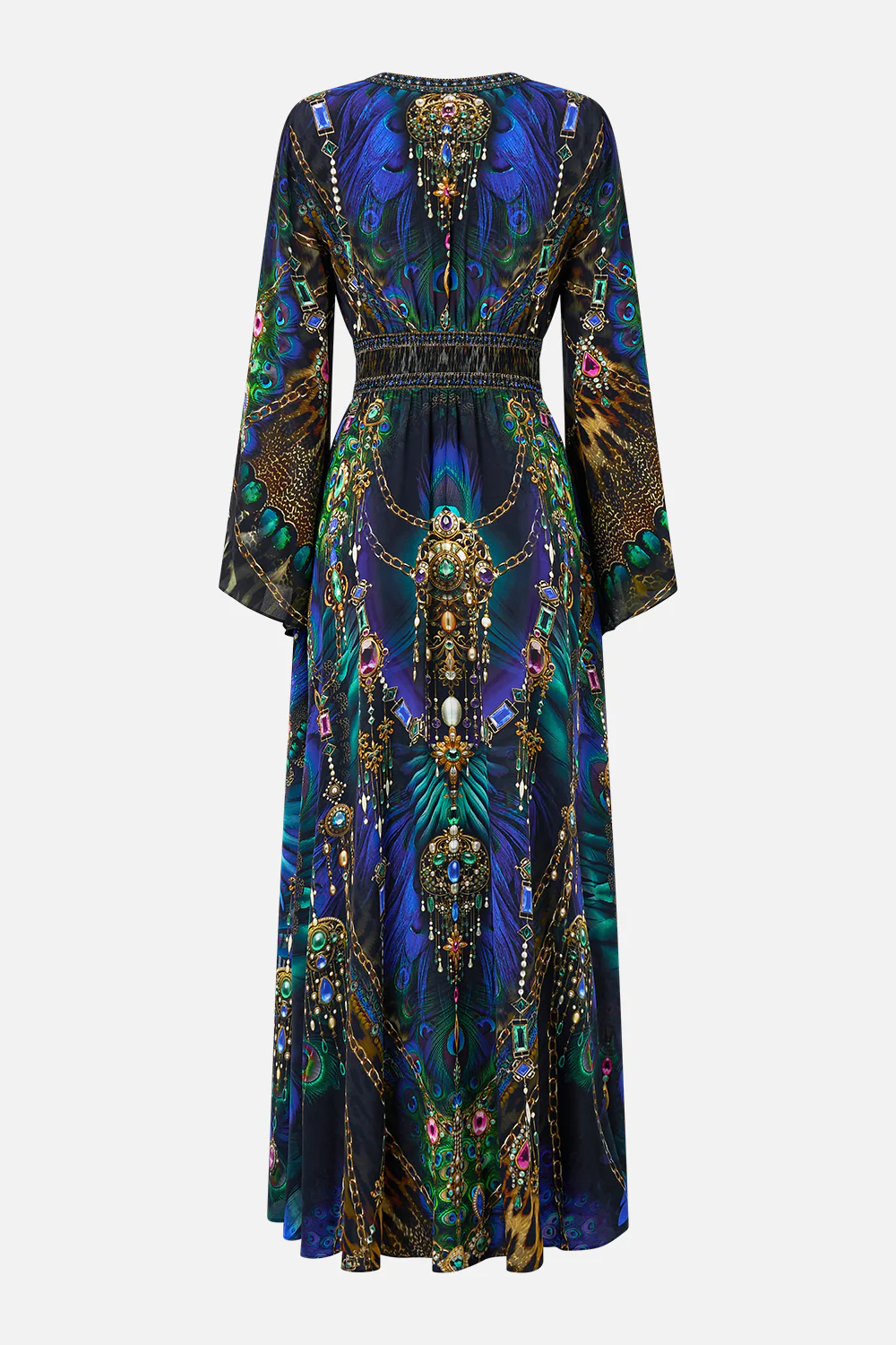 KIMONO SLEEVE DRESS WITH SHIRRING DETAIL DOMINICAN DECADENCE - Image 8