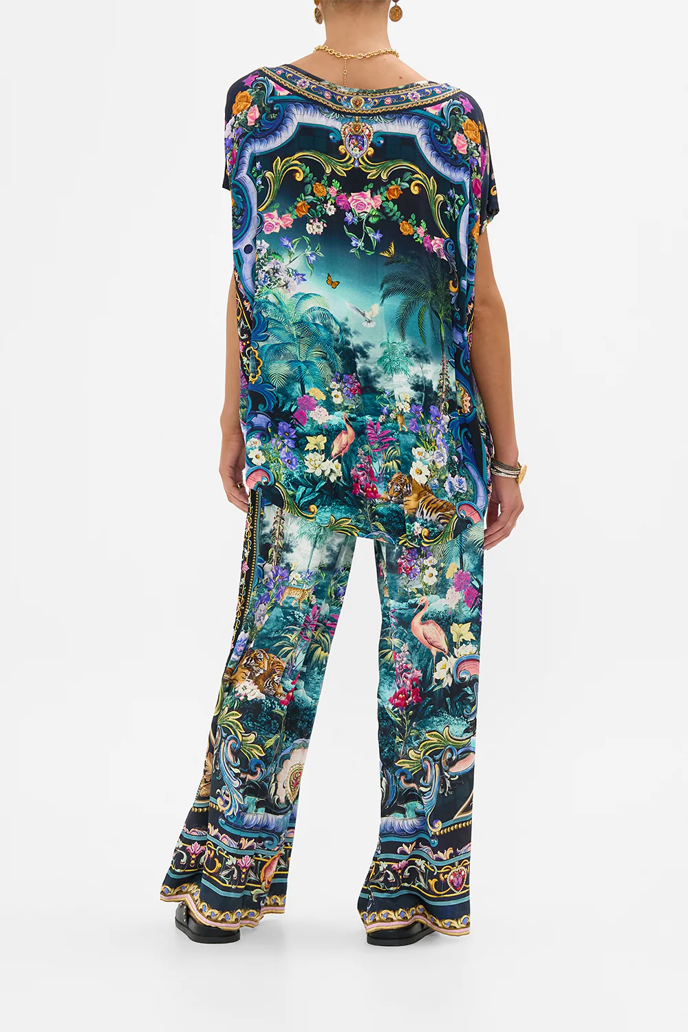 STRAIGHT LEG PANT BASKED IN BAROQUE - Image 2