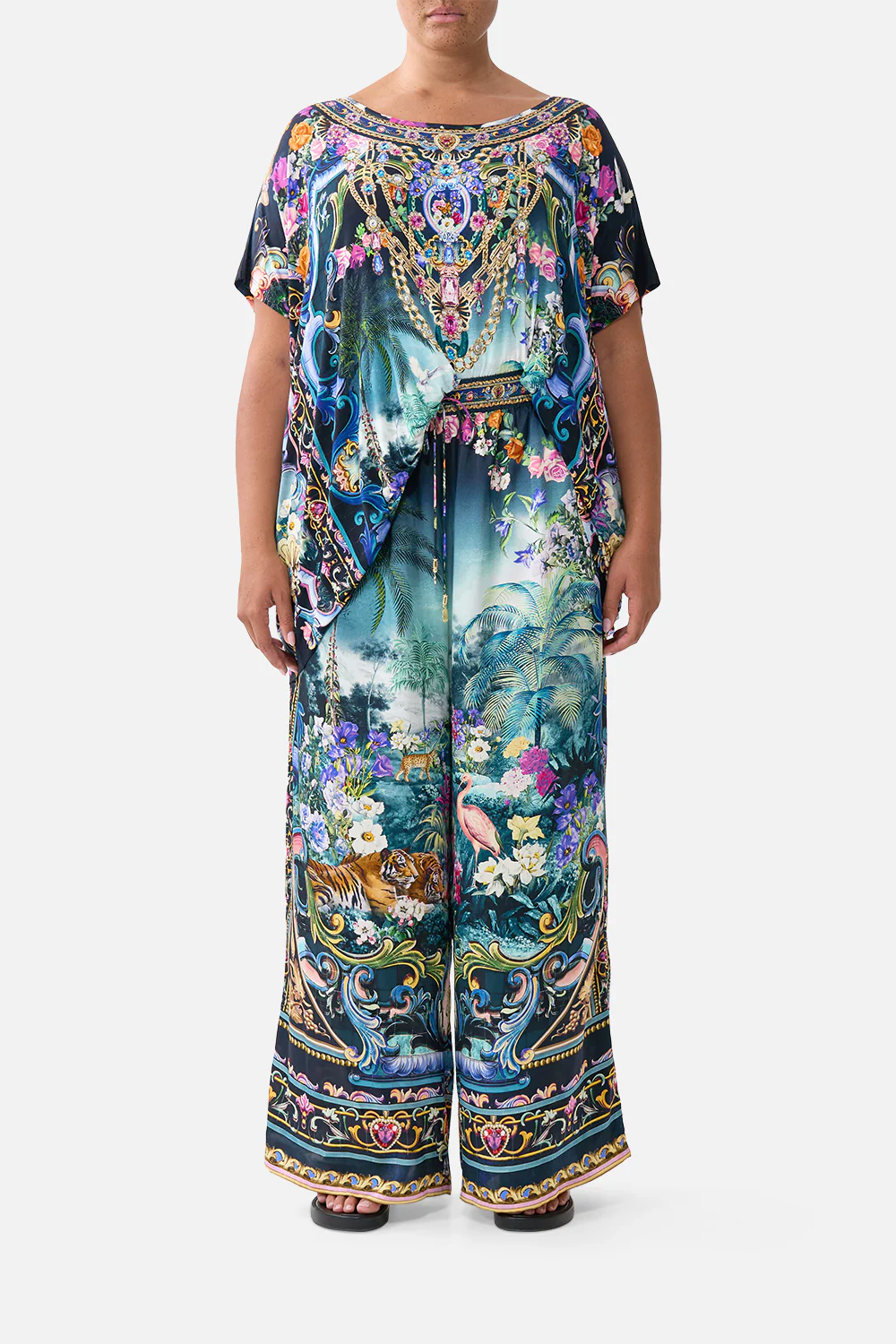 STRAIGHT LEG PANT BASKED IN BAROQUE - Image 8