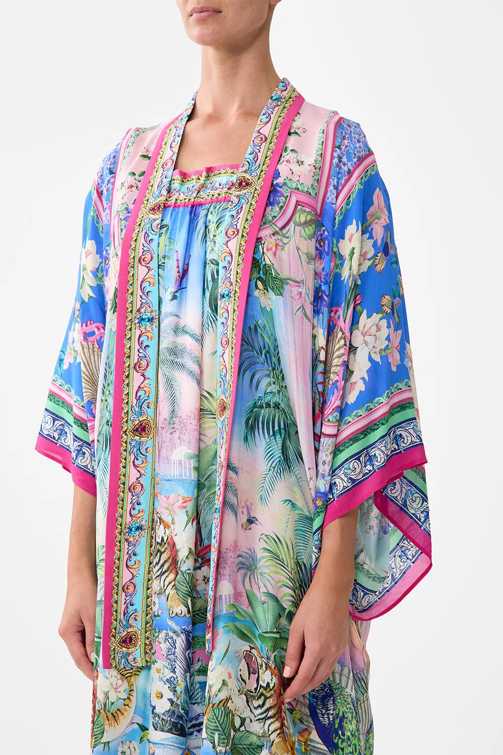 KIMONO LAYER WITH COLLAR SPIRIT OF SANTA MARIA - Image 5