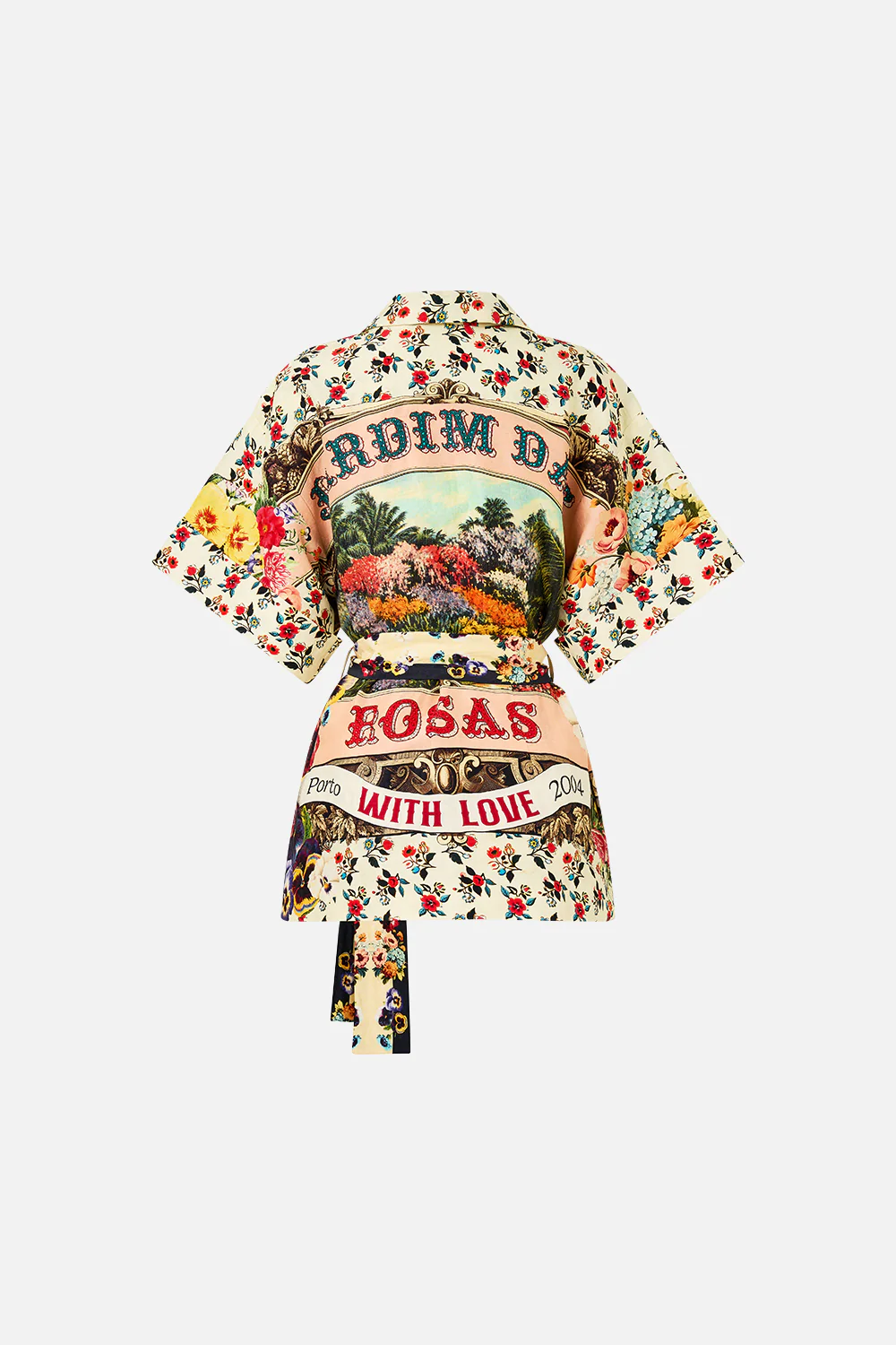 DOUBLE BREASTED SHORT SLEEVE JACKET AROMATIC AMOR - Image 8
