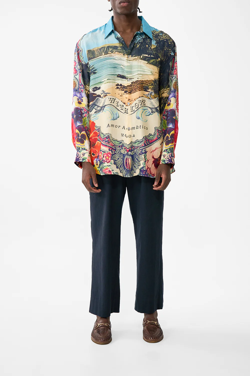 LONG SLEEVE OVERSIZED SHIRT BATHING BOMBSHELL
