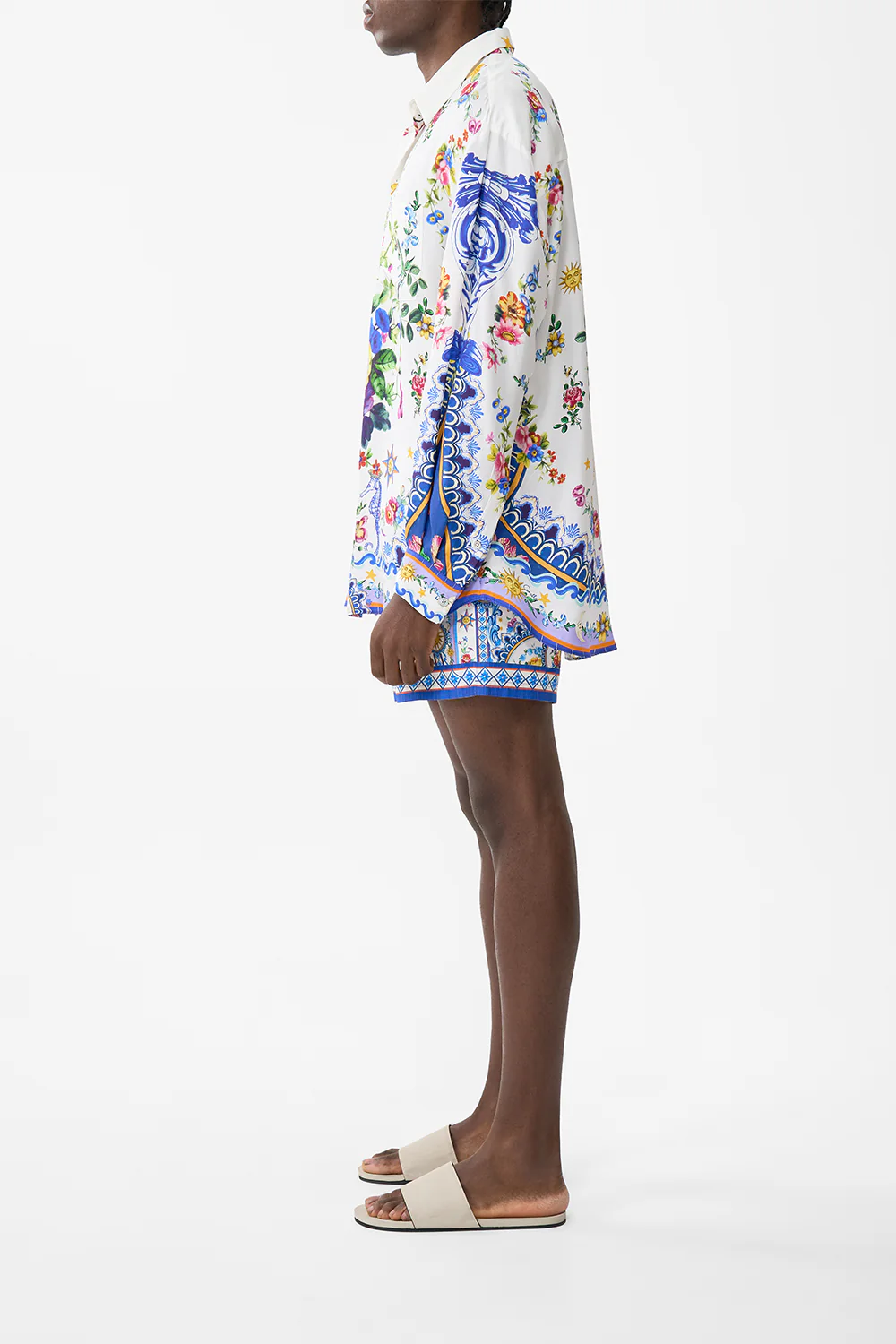 LONG SLEEVE OVERSIZED SHIRT TILES DARLS - Image 4