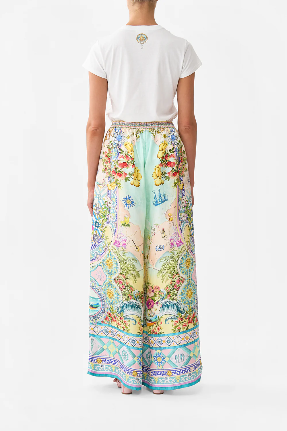 WIDE LEG TROUSER WITH FRONT POCKETS JUST COASTING - Image 2
