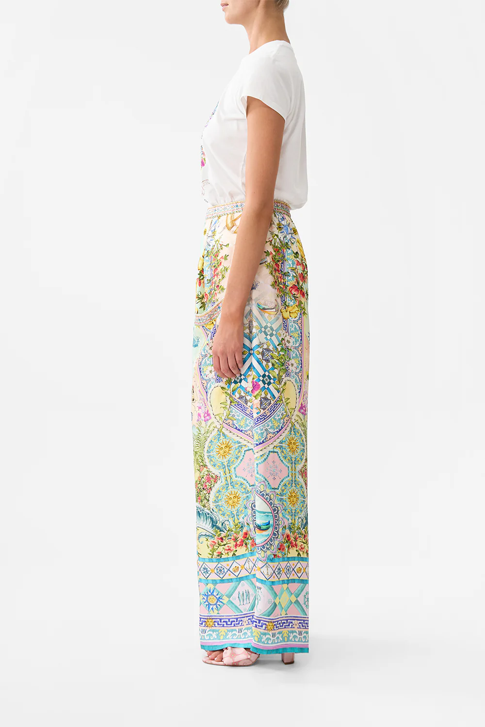 WIDE LEG TROUSER WITH FRONT POCKETS JUST COASTING - Image 4