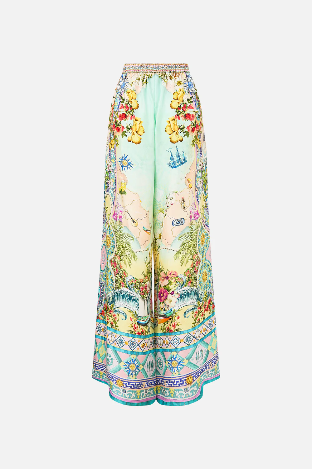 WIDE LEG TROUSER WITH FRONT POCKETS JUST COASTING - Image 7
