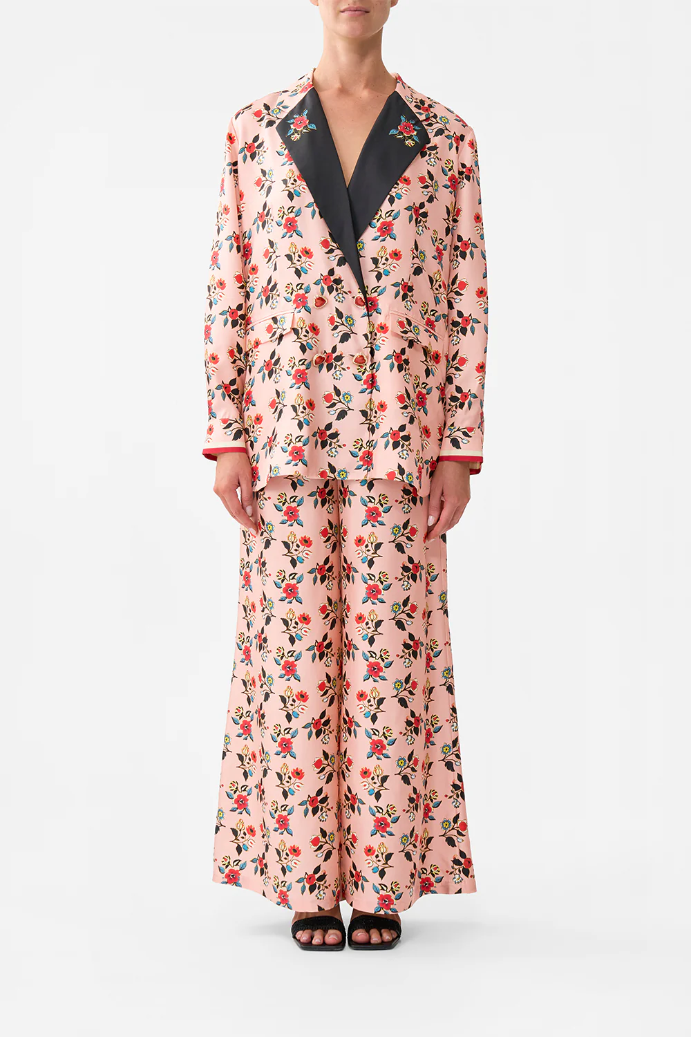 DOUBLE BREASTED SOFT JACKET PINK PORTO