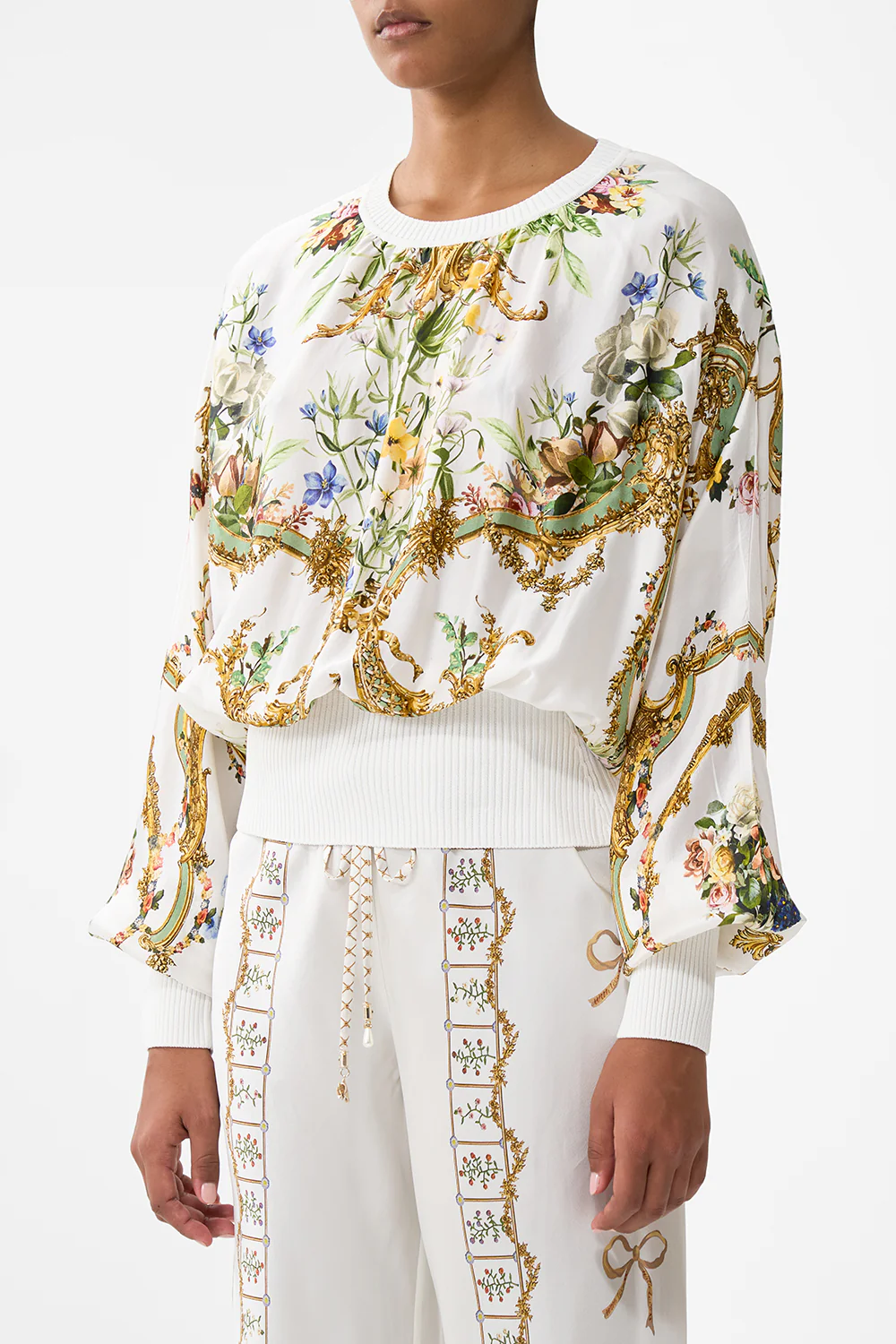 SILK BODY KNIT JUMPER DRESSING ROOM DRAMA - Image 5