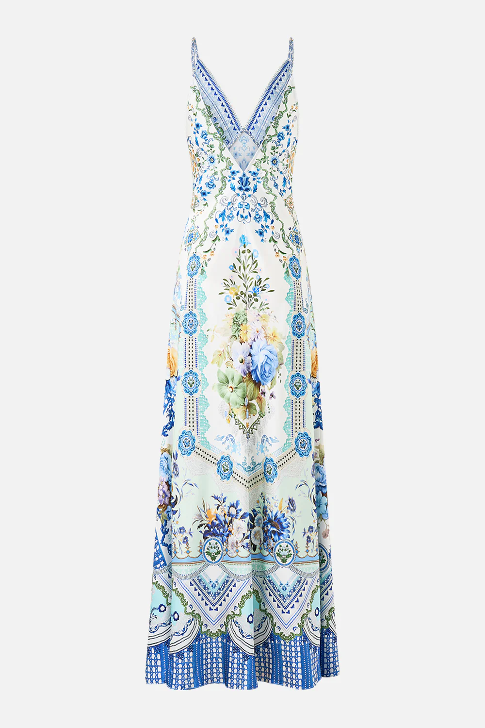 V NECK FULL LENGTH BIAS SLIP DRESS MY HOMESPUN HEART - Image 6
