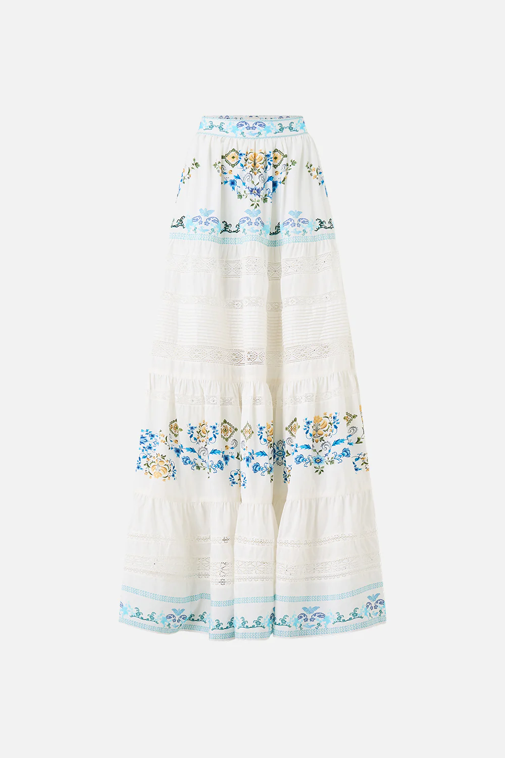 TIERED MAXI SKIRT MY HOMESPUN HEART - Image 3