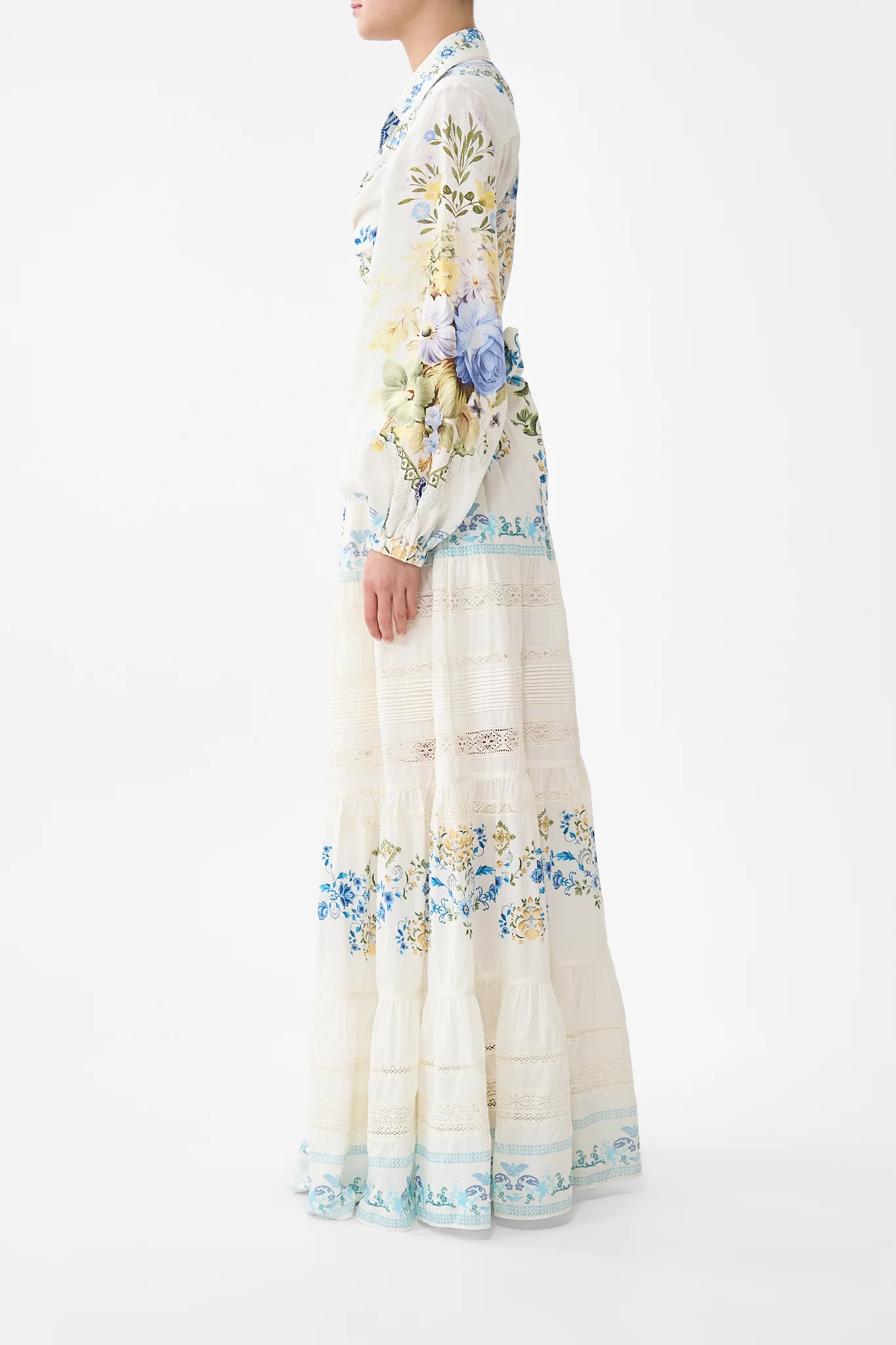TIERED MAXI SKIRT MY HOMESPUN HEART - Image 4
