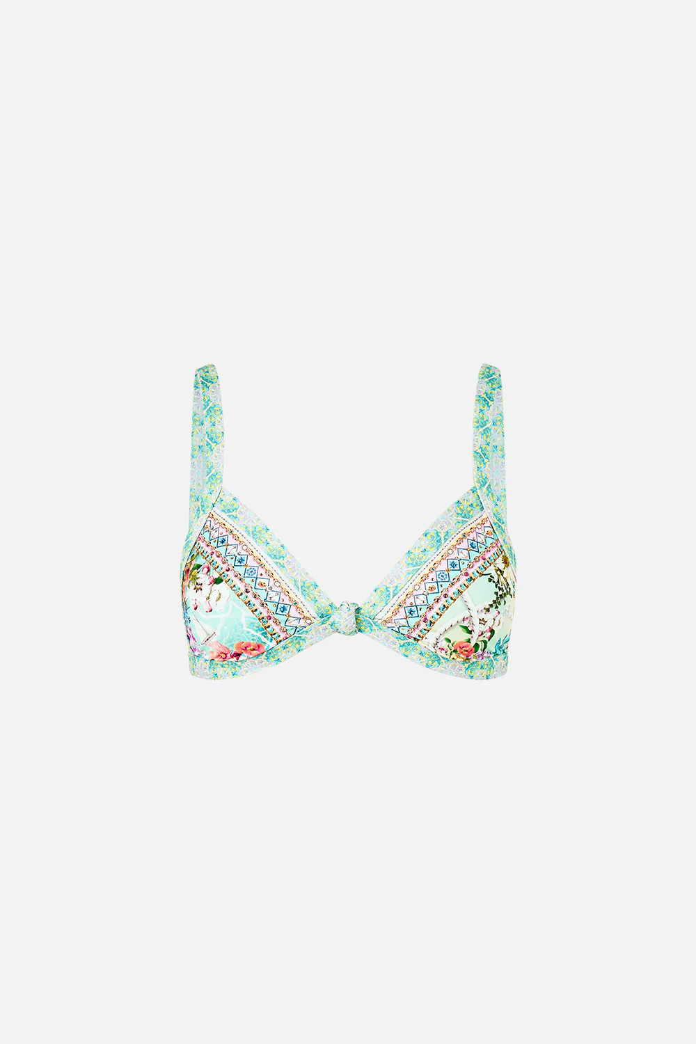 TRIANGLE BIKINI TOP WITH KNOT FRONT JUST COASTING - Image 3