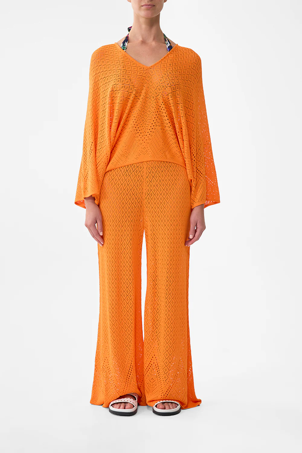 SUPER WIDE FLARE PANT BASKED IN BAROQUE