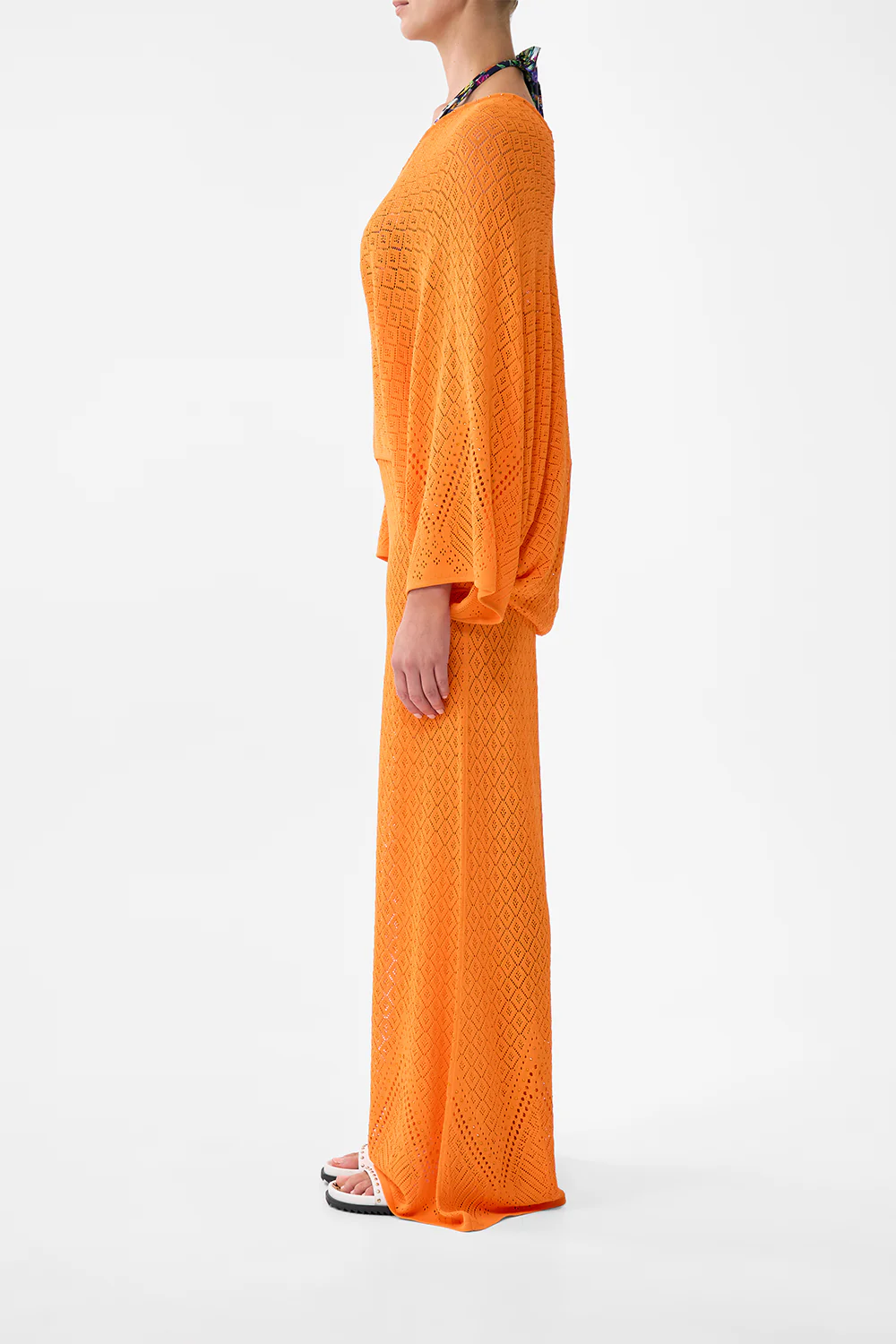 SUPER WIDE FLARE PANT BASKED IN BAROQUE - Image 4