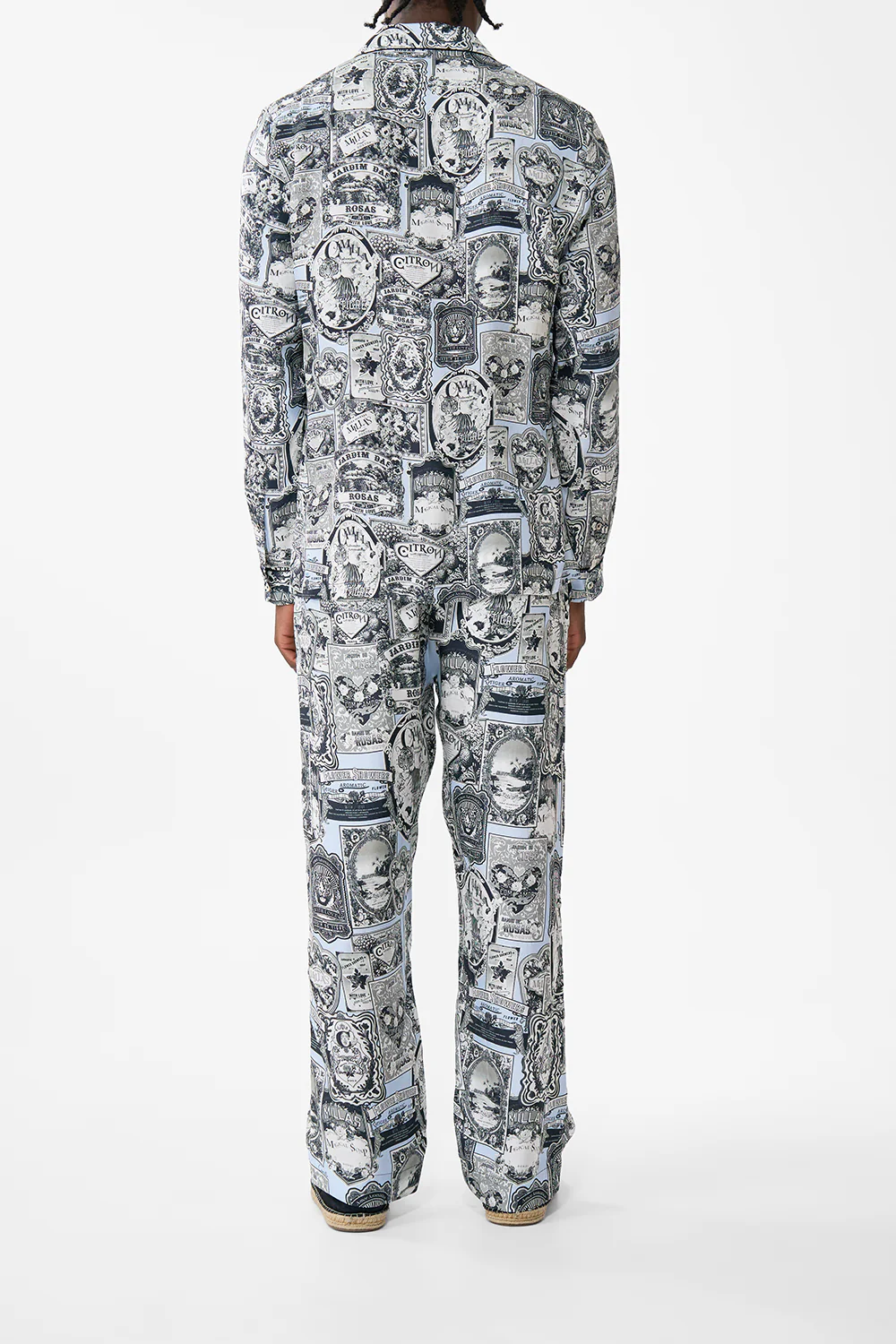 LONG SLEEVE CAMP COLLARED SHIRT FLOWER SHOWERS - Image 2