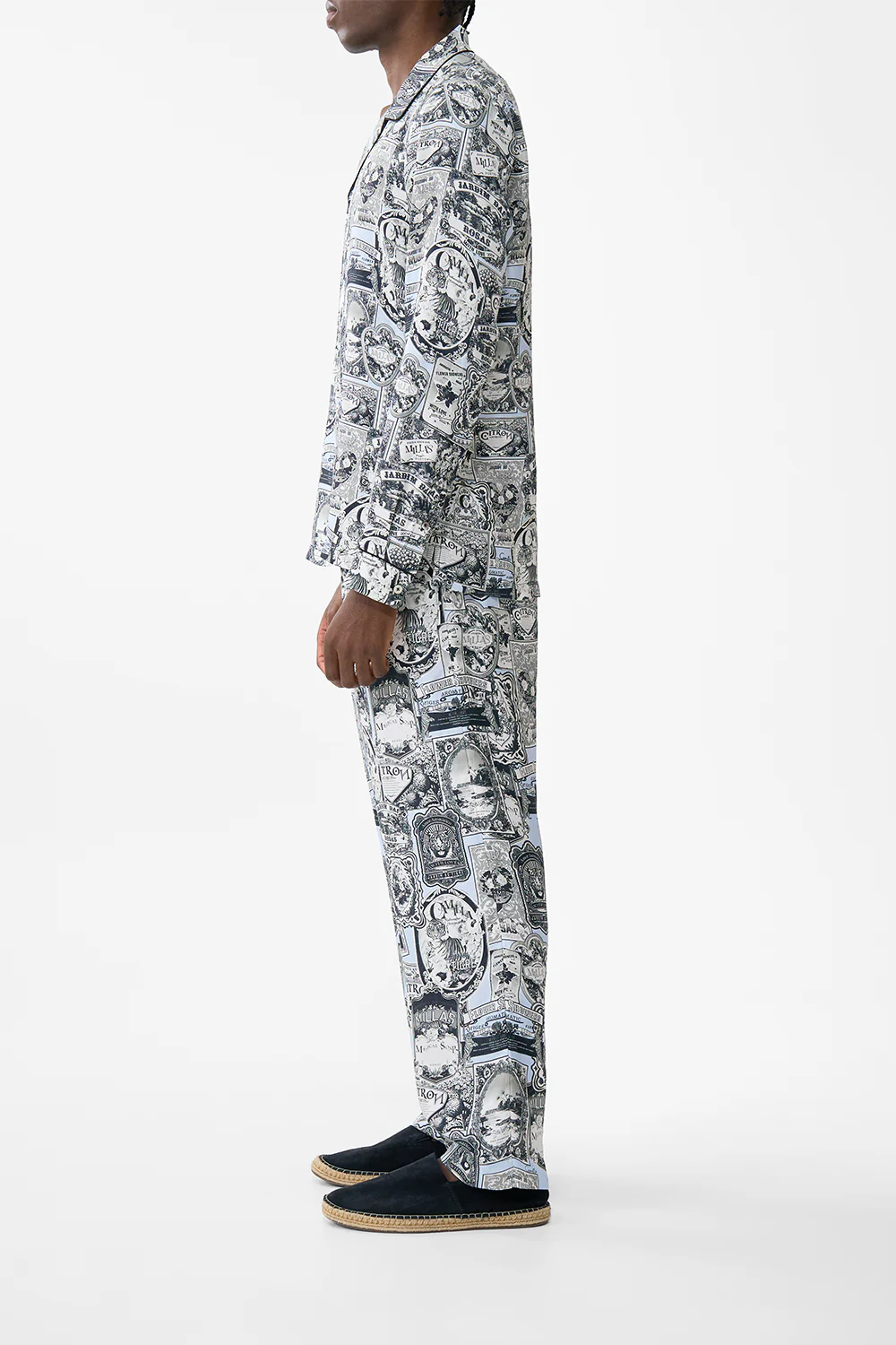 LONG SLEEVE CAMP COLLARED SHIRT FLOWER SHOWERS - Image 4
