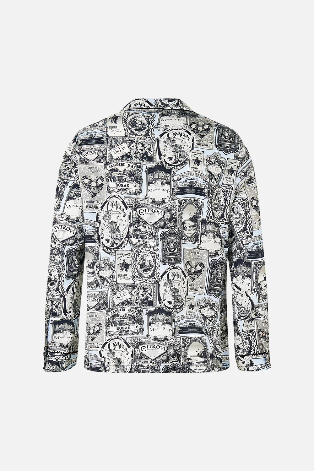 LONG SLEEVE CAMP COLLARED SHIRT FLOWER SHOWERS - Image 7