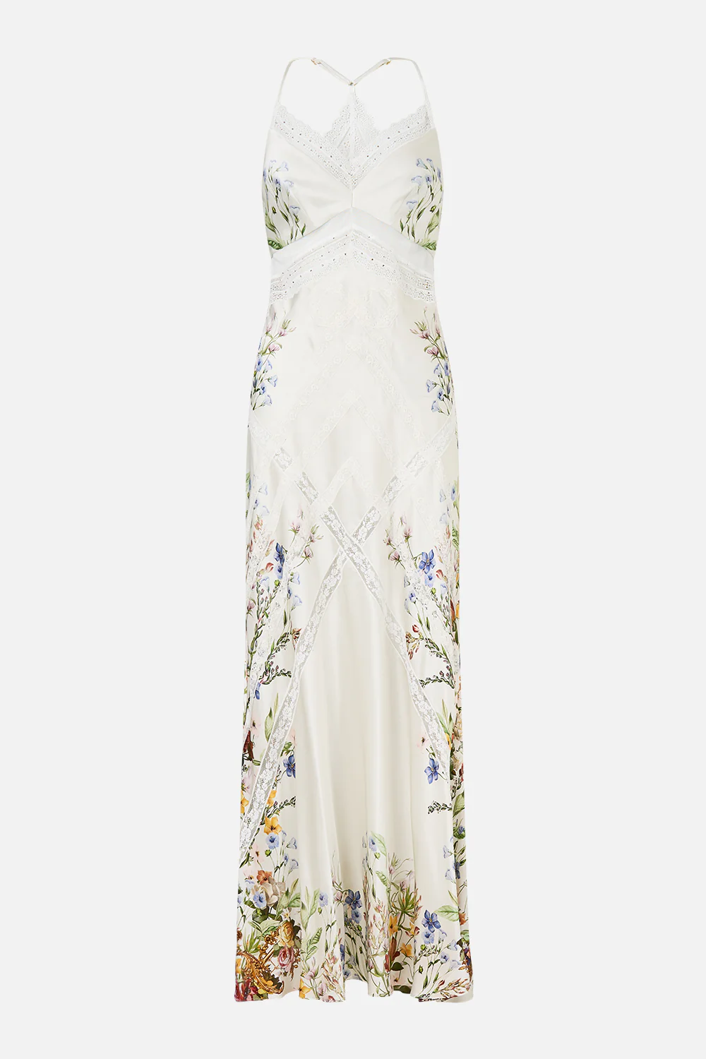 LACE SPLICE BIAS LONG DRESS DRESSING ROOM DRAMA - Image 3